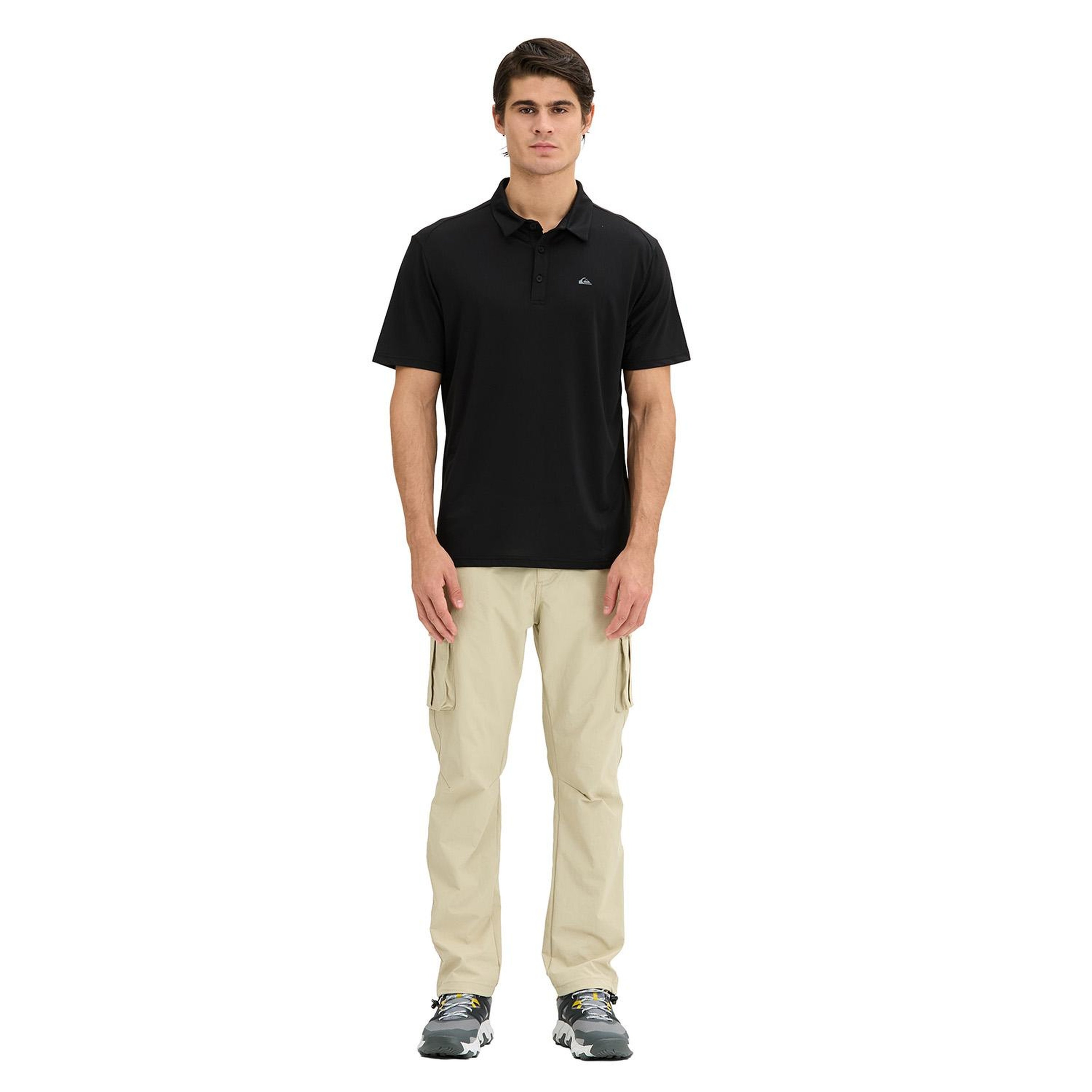 Quıksılver Prowess Polo Erkek Siyah Polo T-Shirt