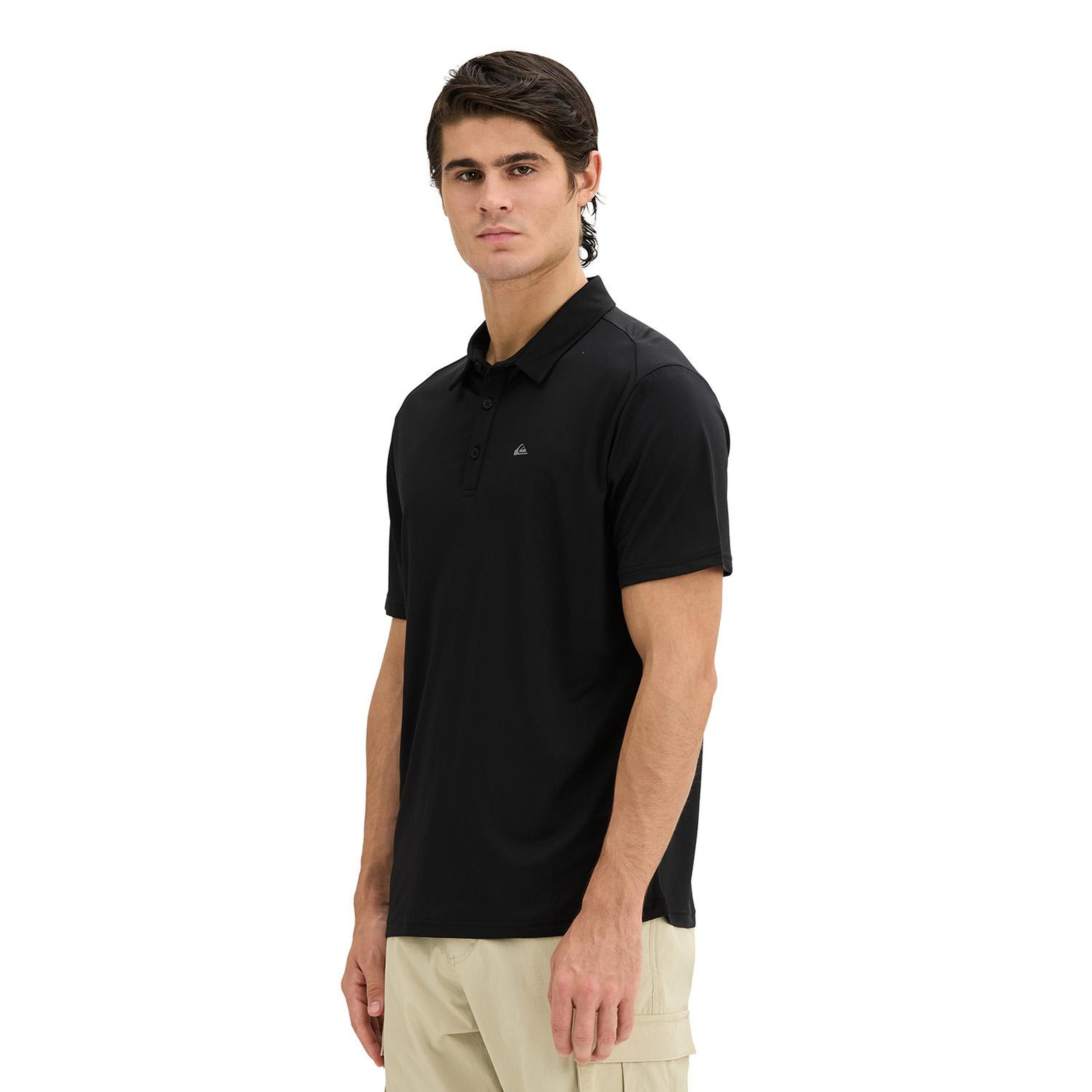 Quıksılver Prowess Polo Erkek Siyah Polo T-Shirt