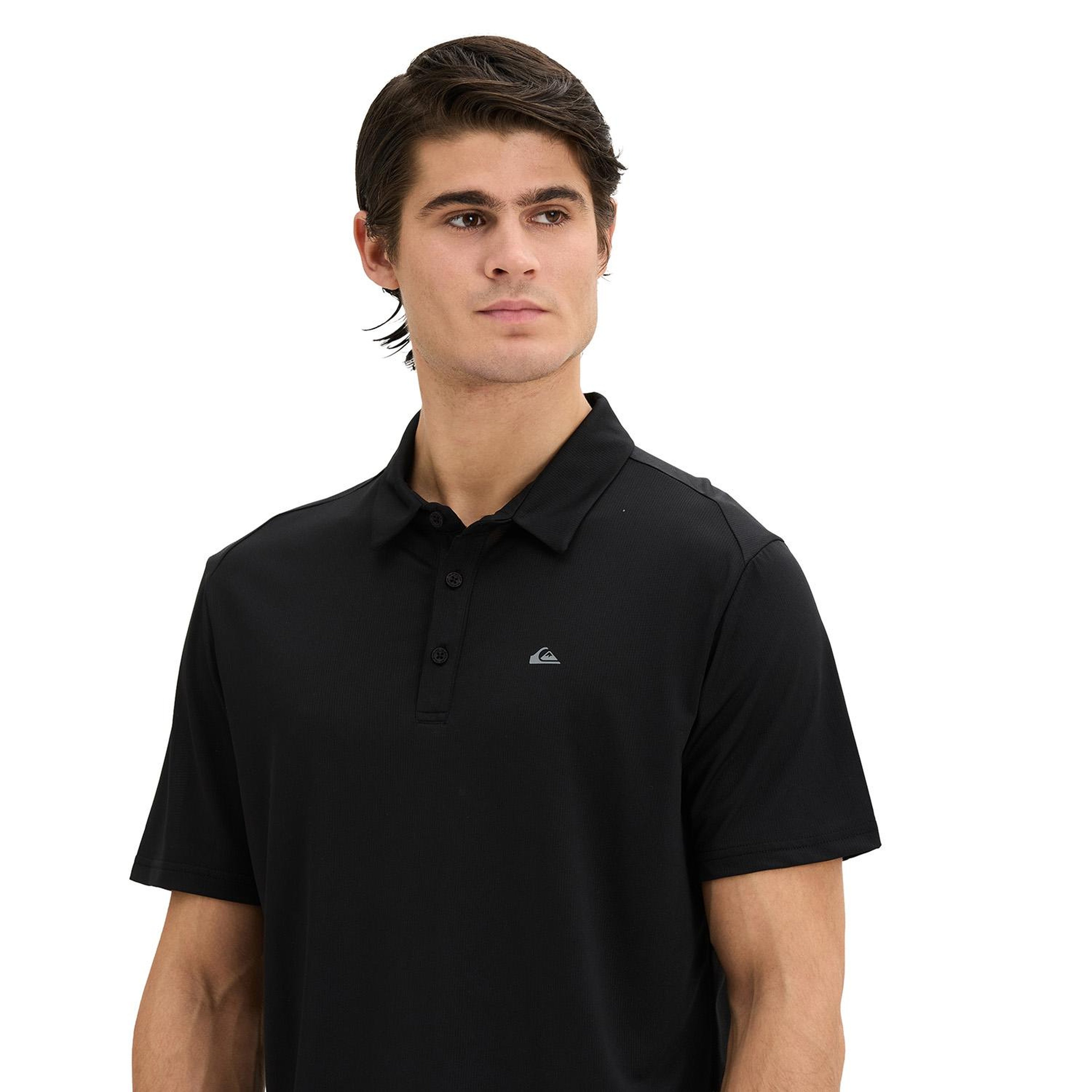 Quıksılver Prowess Polo Erkek Siyah Polo T-Shirt