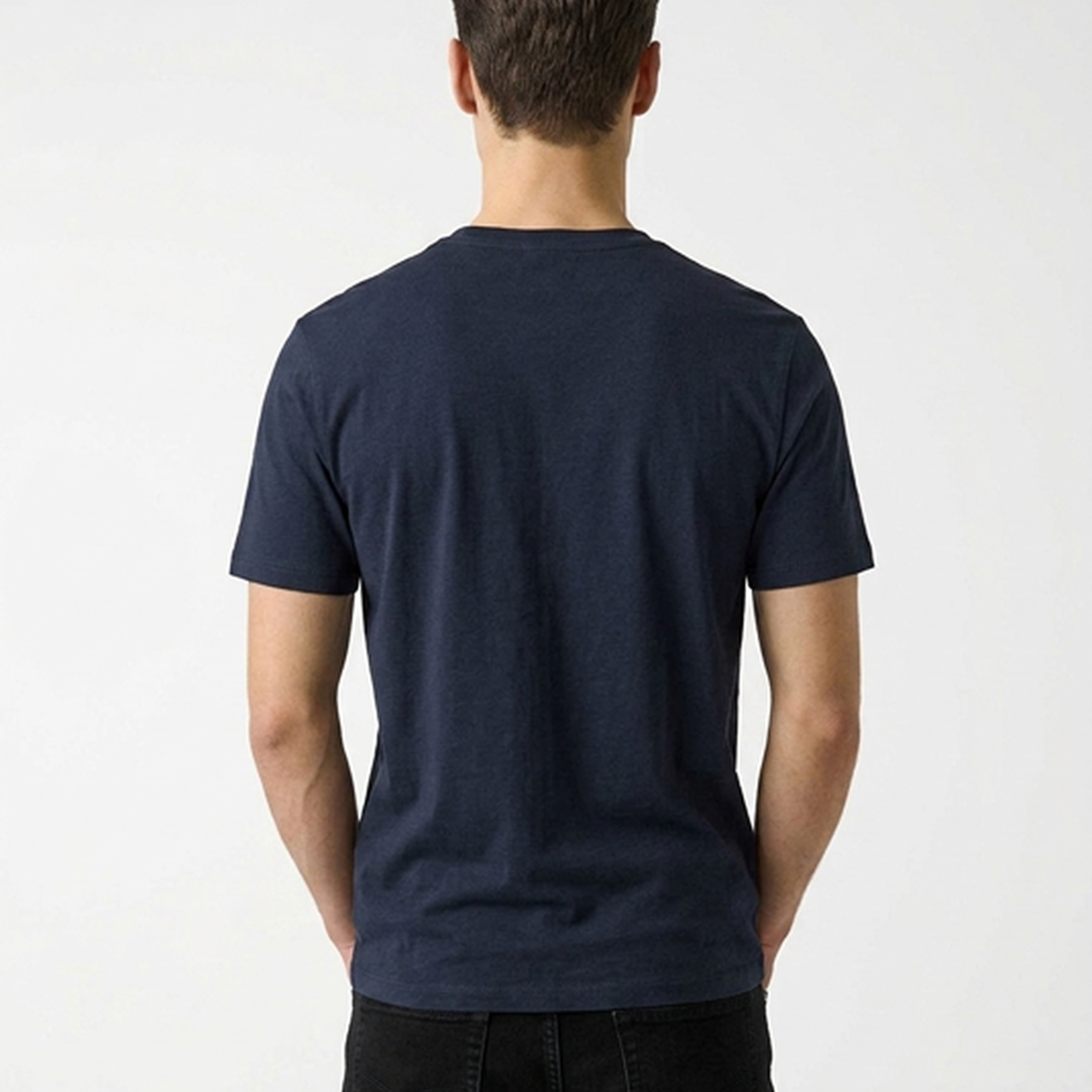 Luxe Erkek Ipek Karışımlı Regular Fit T-Shirt