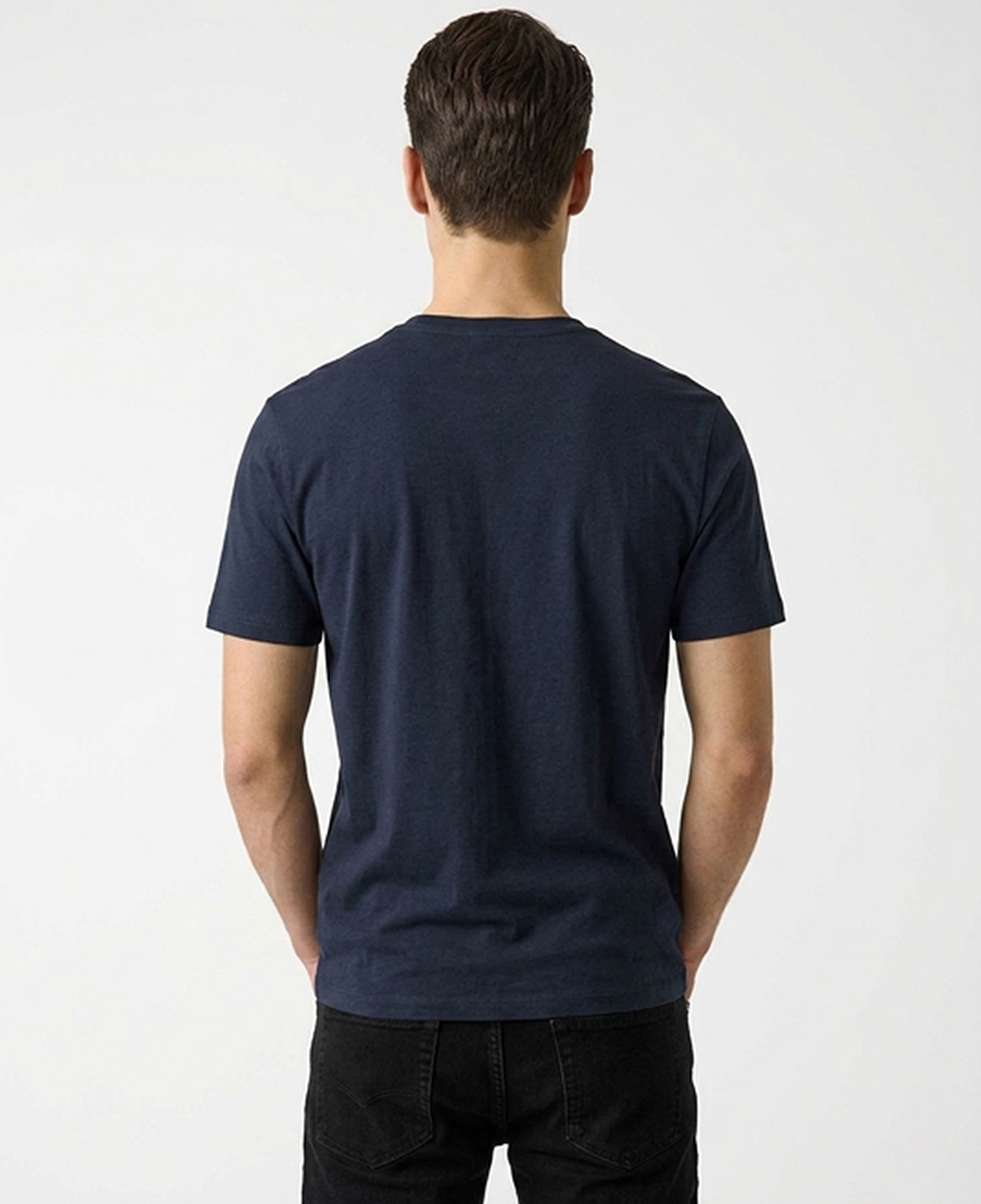 Luxe Erkek Ipek Karışımlı Regular Fit T-Shirt