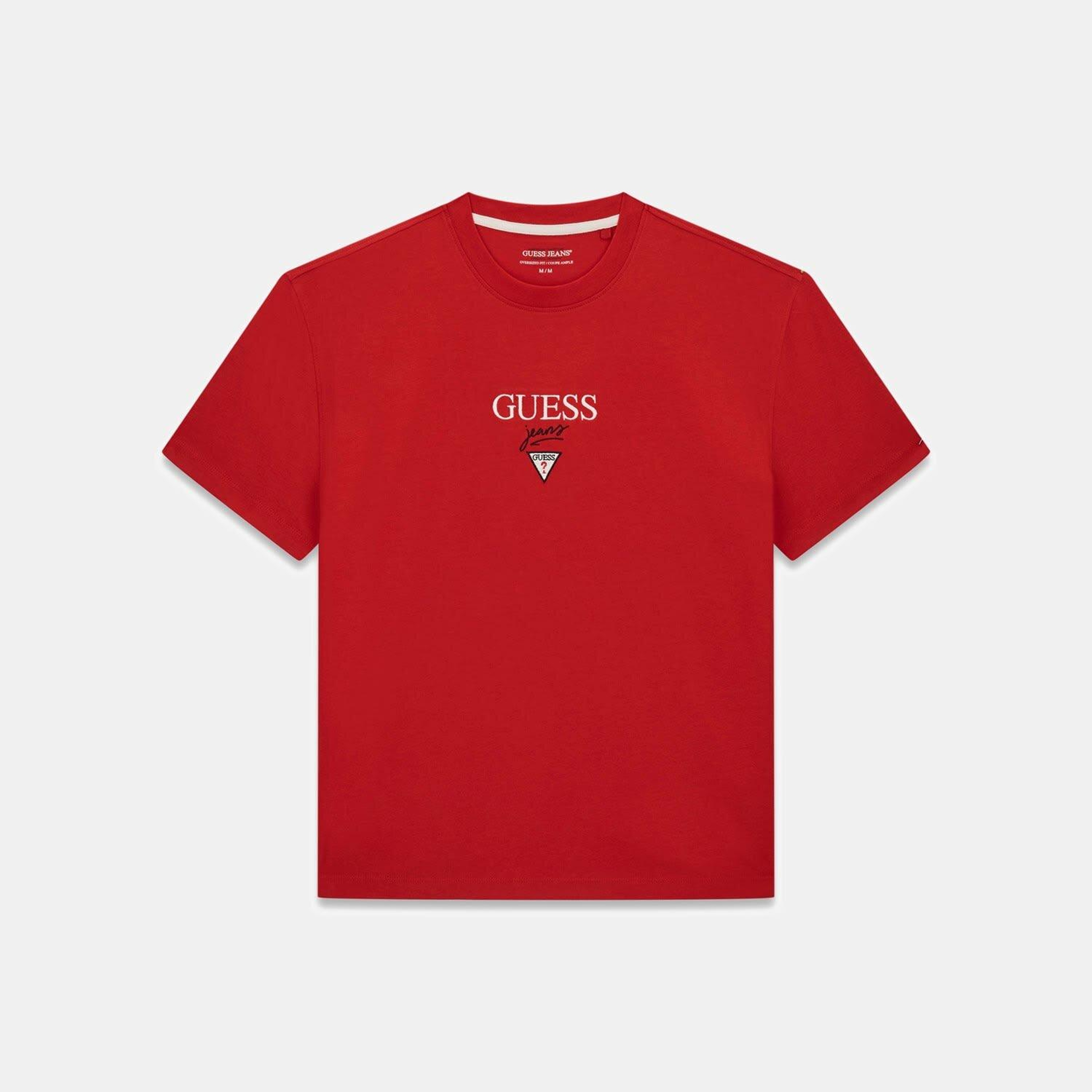 Guess Jeans Baker Erkek Oversize Fit T-Shirt