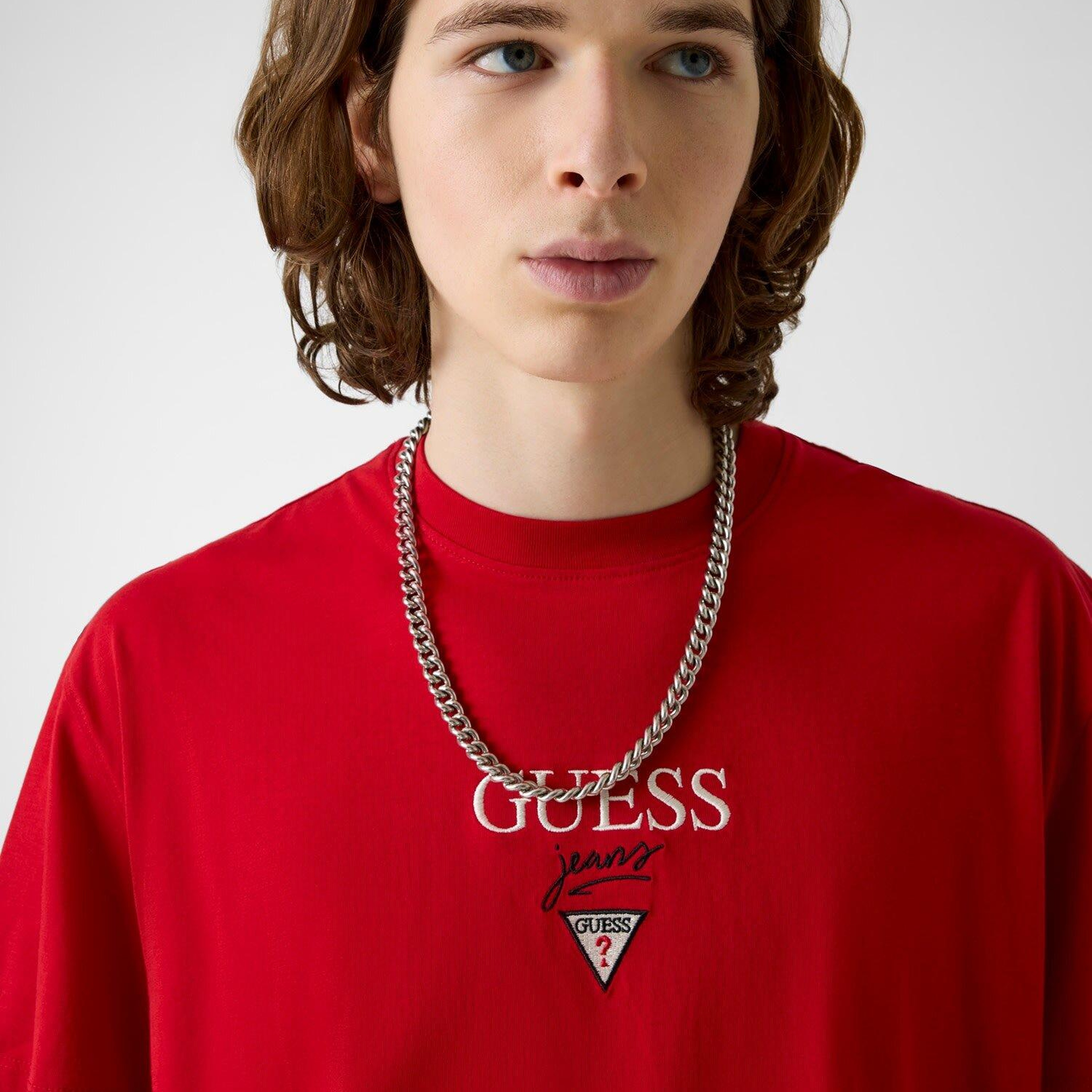 Guess Jeans Baker Erkek Oversize Fit T-Shirt