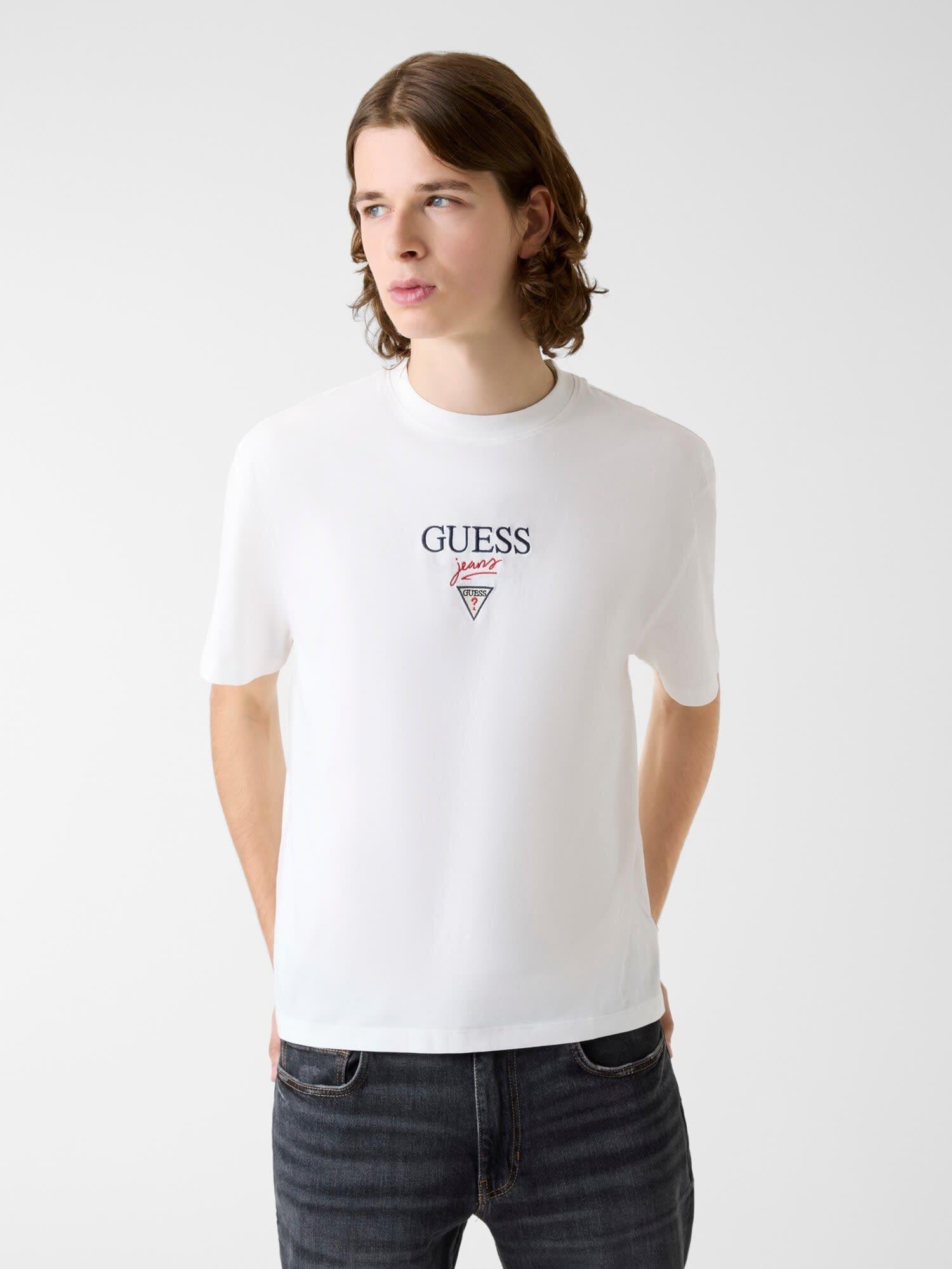 Guess Jeans Baker Erkek Oversize Fit T-Shirt