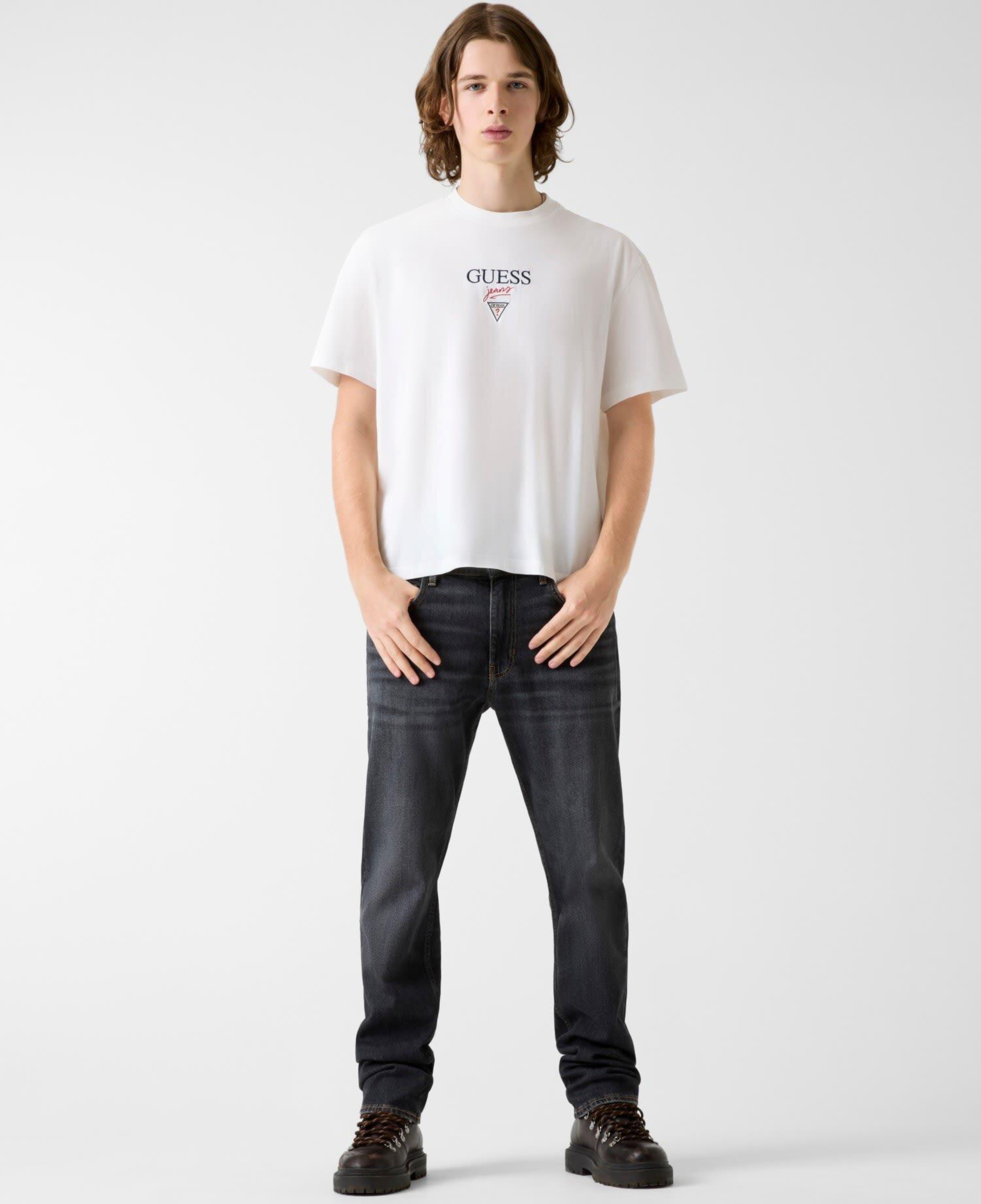 Guess Jeans Baker Erkek Oversize Fit T-Shirt