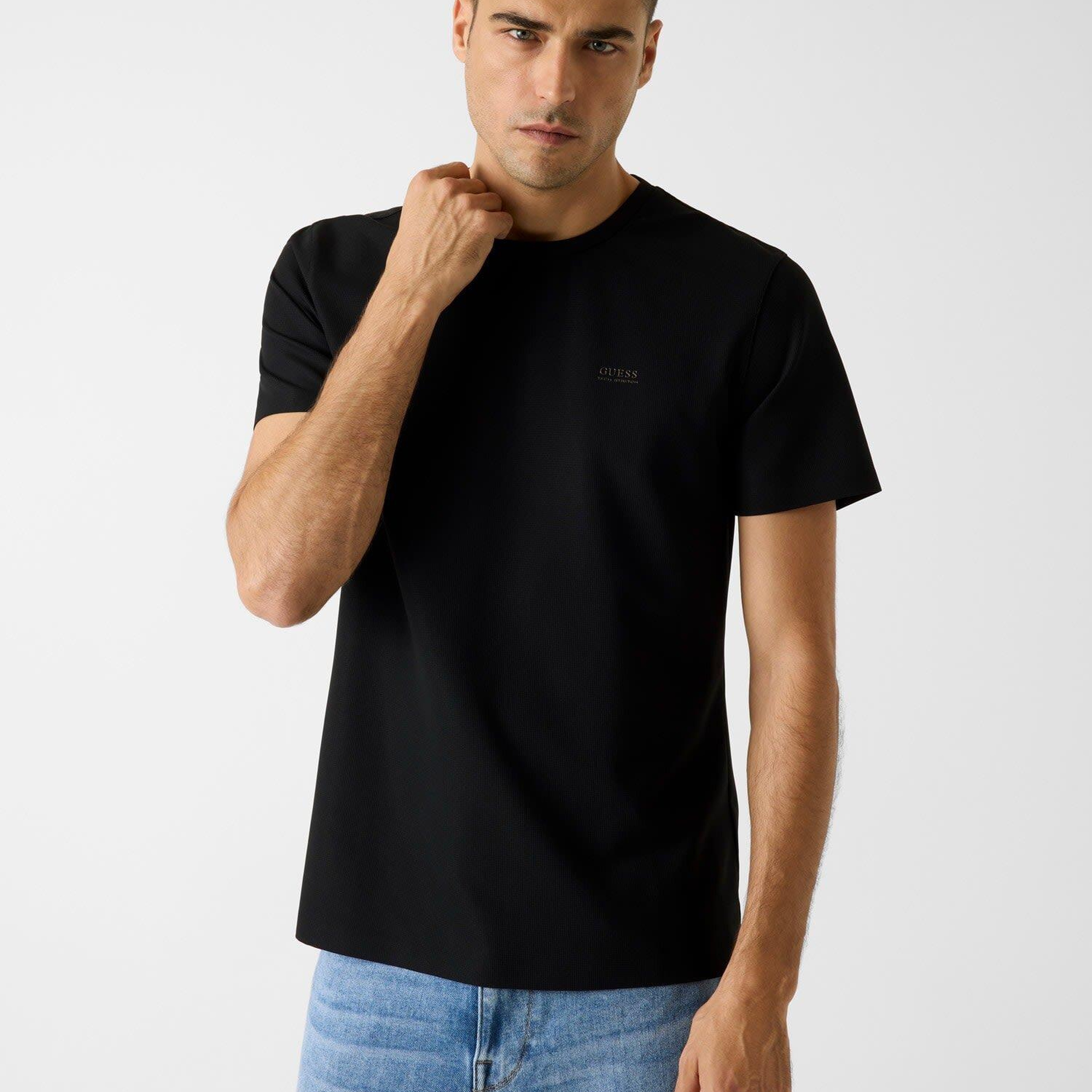 Waffle Erkek Slim Fit T-Shirt