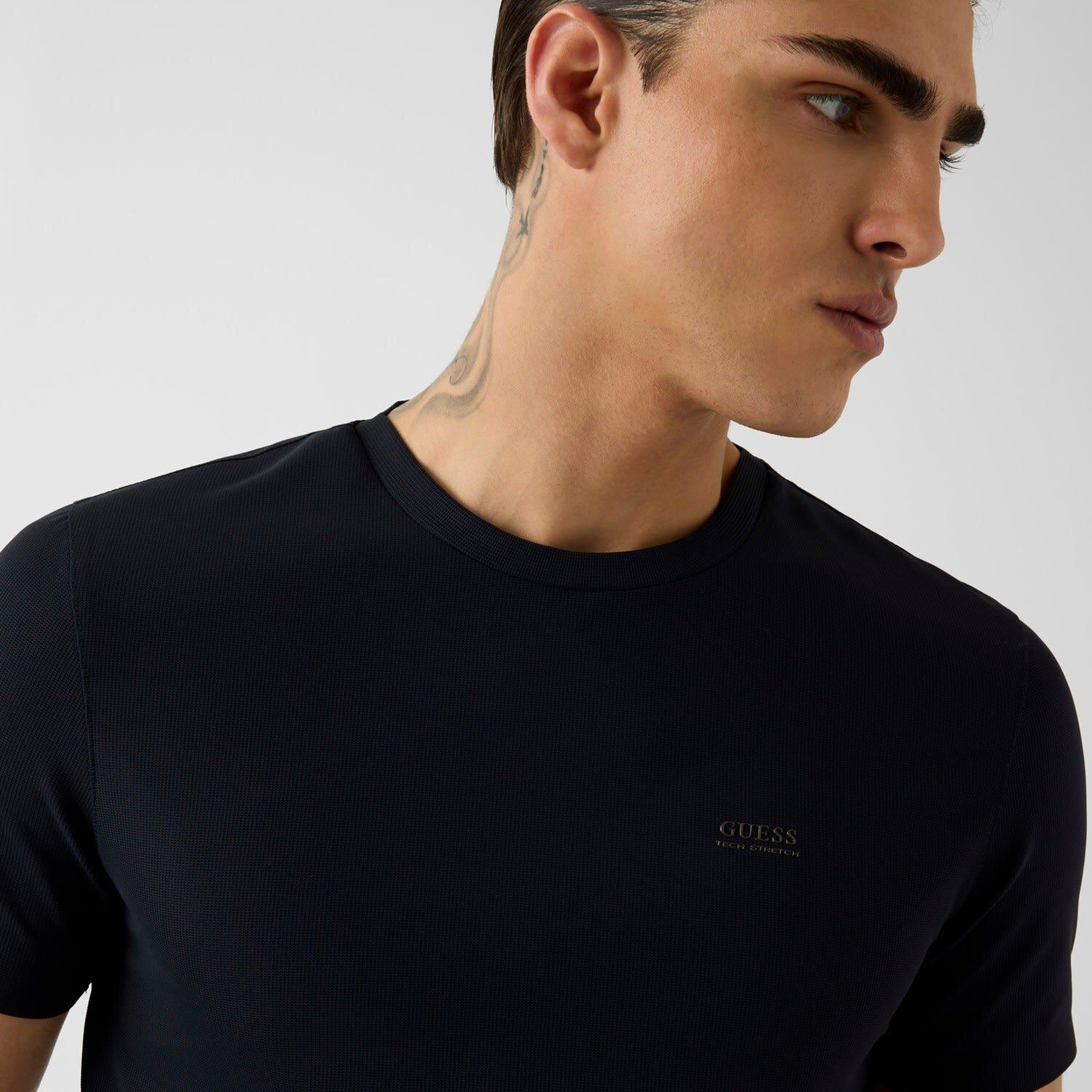 Waffle Erkek Slim Fit T-Shirt