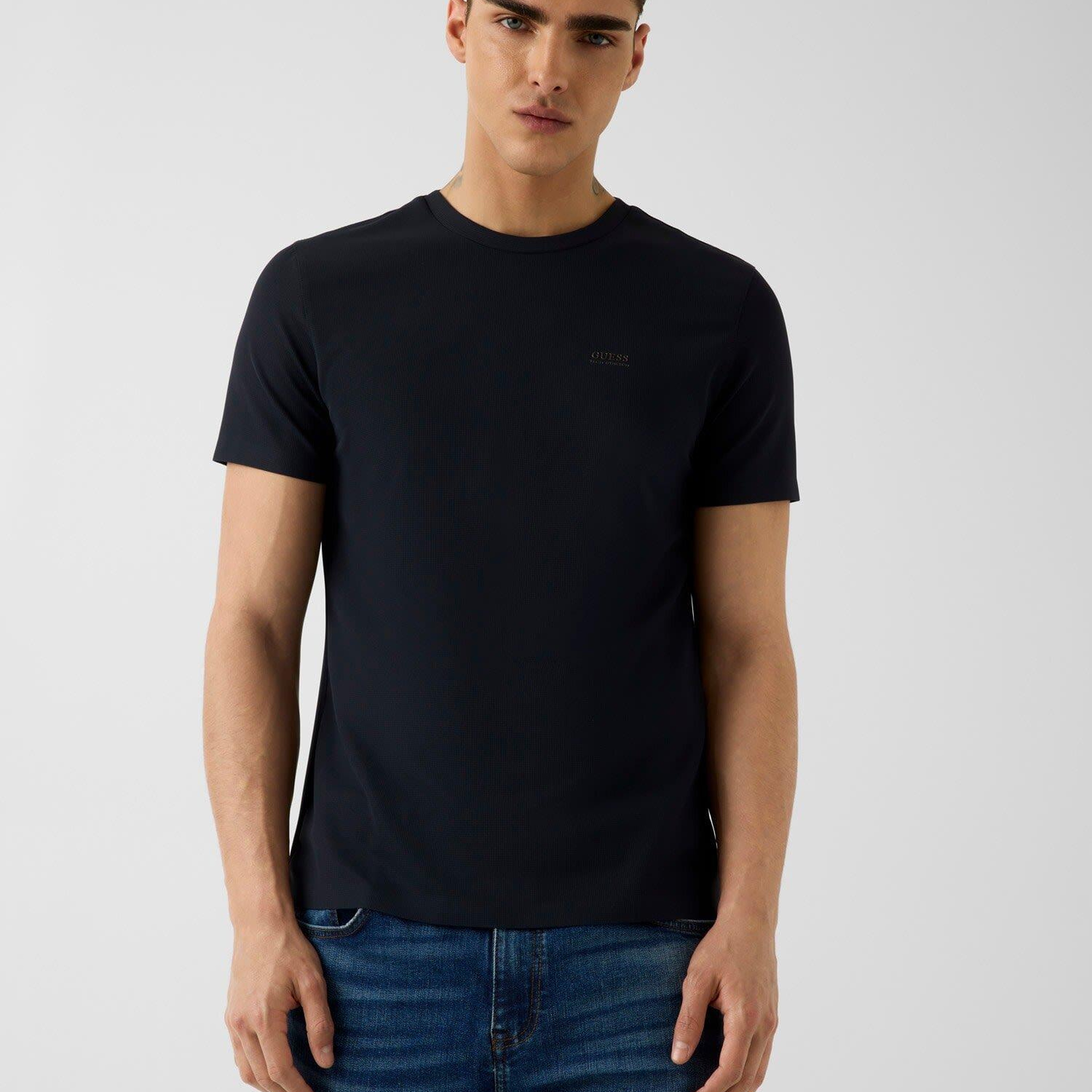 Waffle Erkek Slim Fit T-Shirt