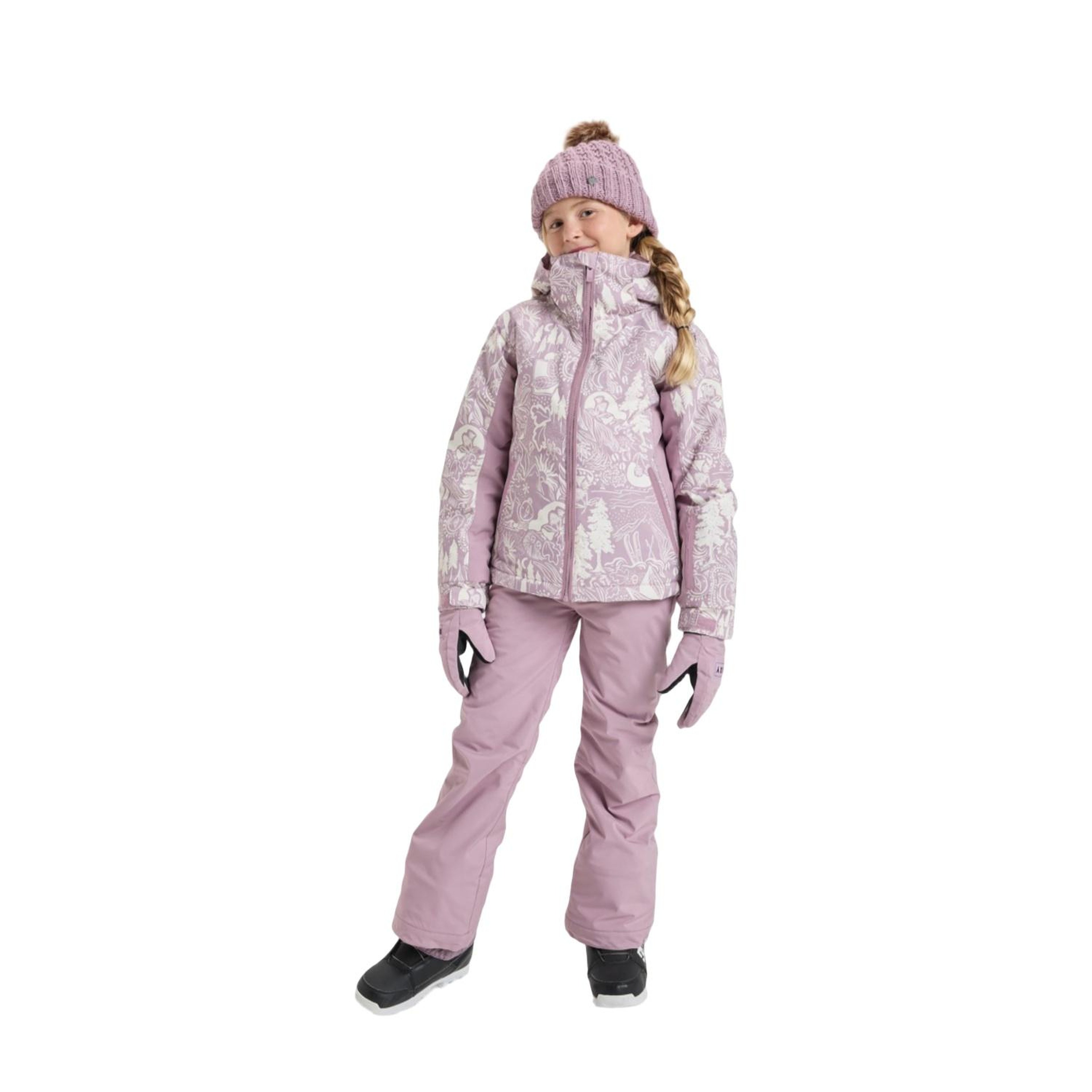 Roxy Free Jet Kız Çocuk Mor Snowboard Ceketi
