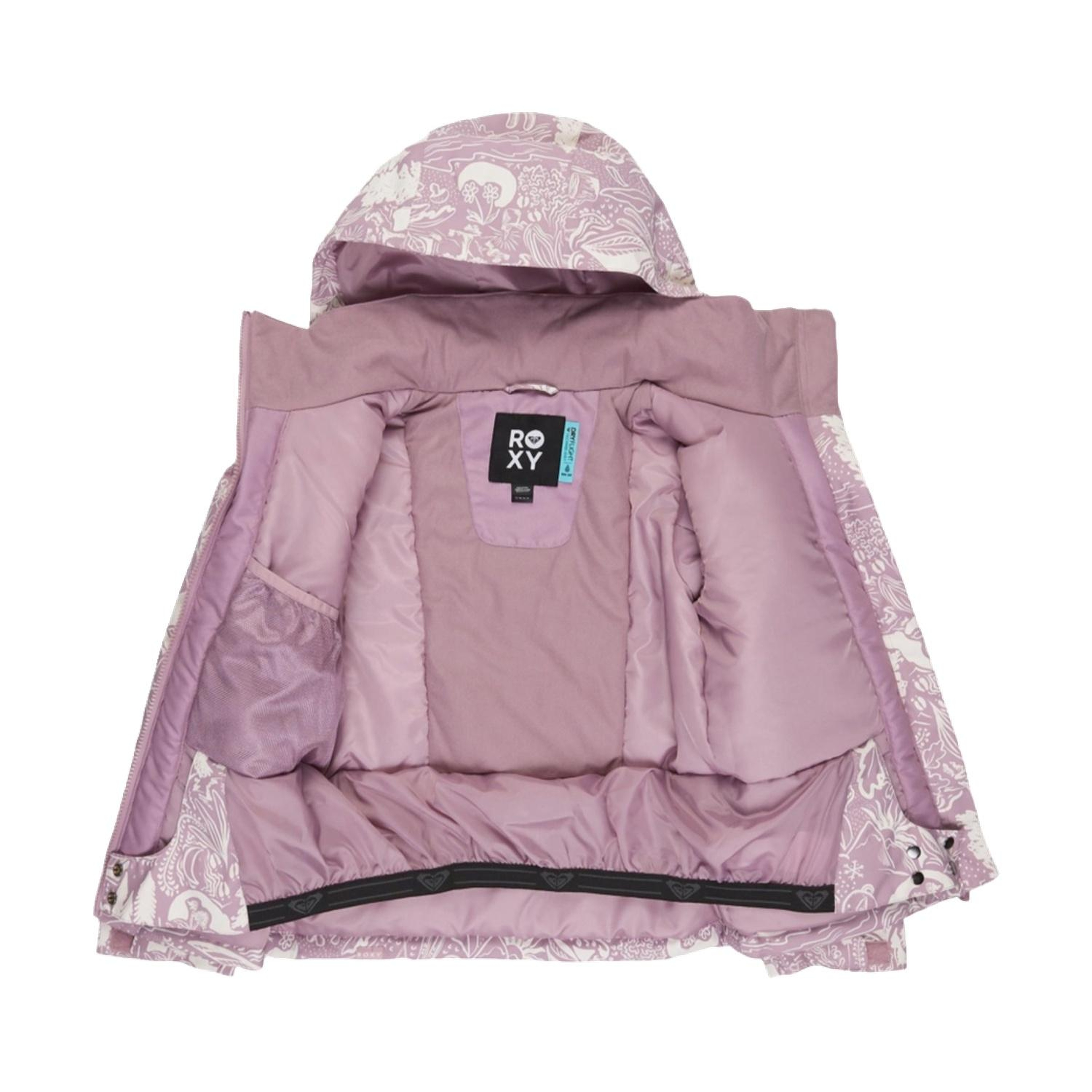 Roxy Free Jet Kız Çocuk Mor Snowboard Ceketi