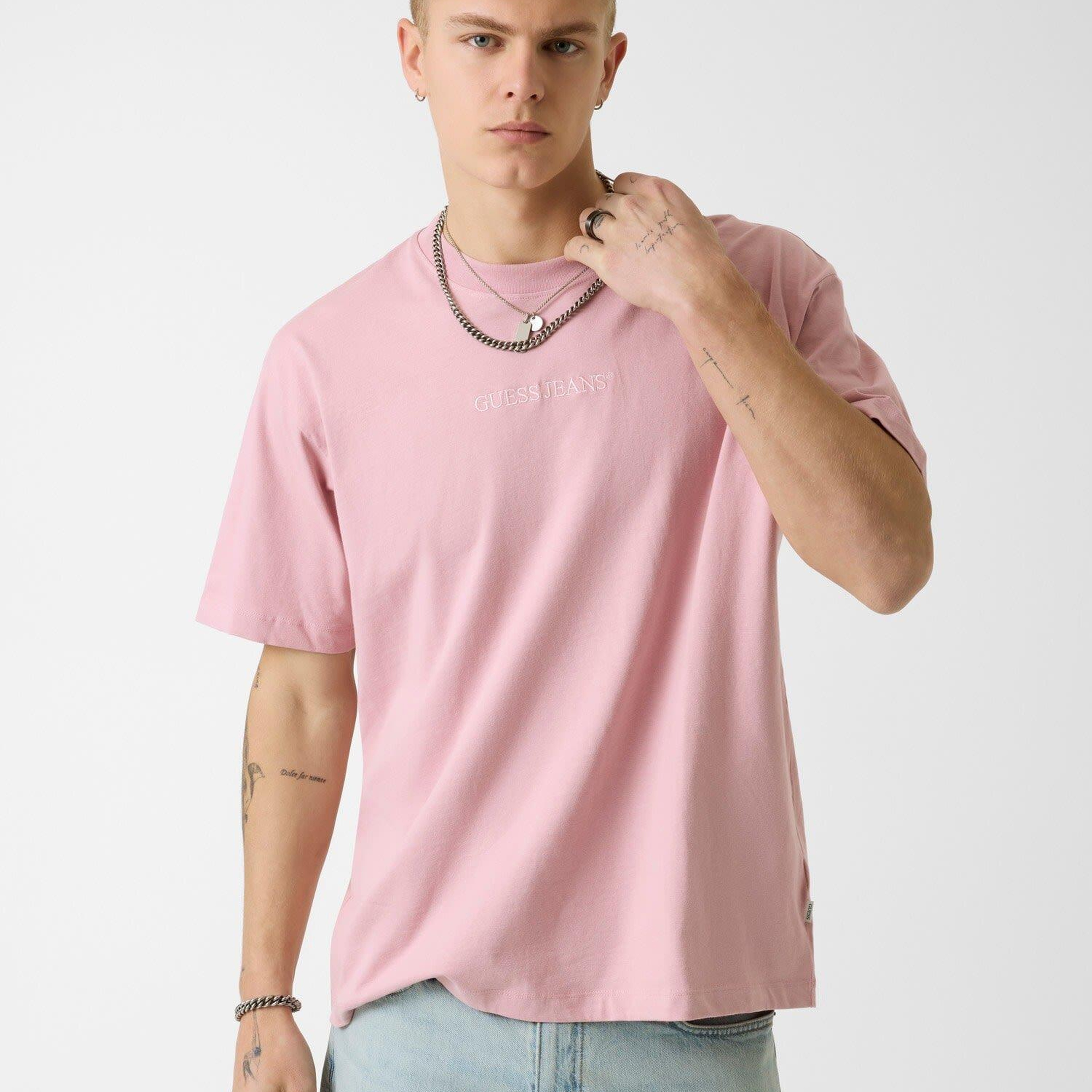 Guess Jeans Erkek Oversize Fit T-Shirt