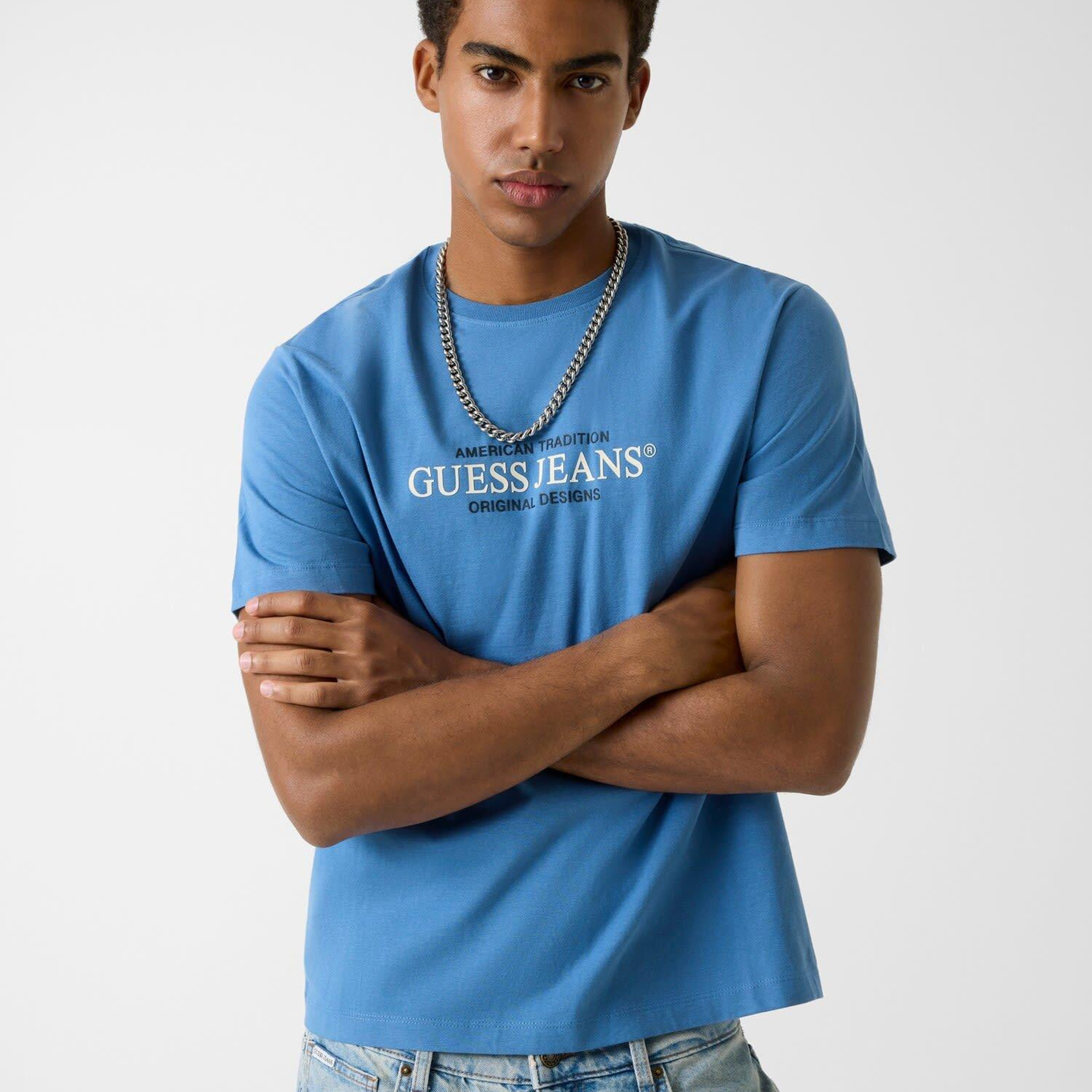 Guess Jeans Erkek Regular Fit T-Shirt