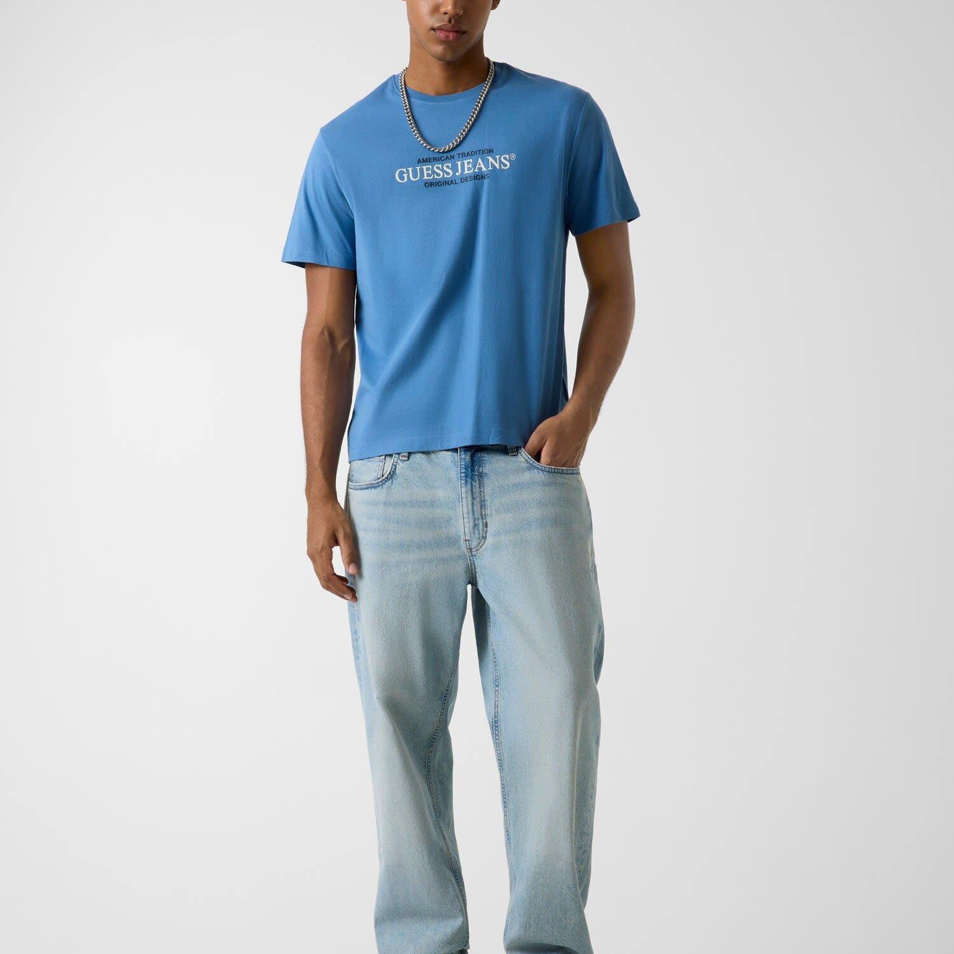 Guess Jeans Erkek Regular Fit T-Shirt
