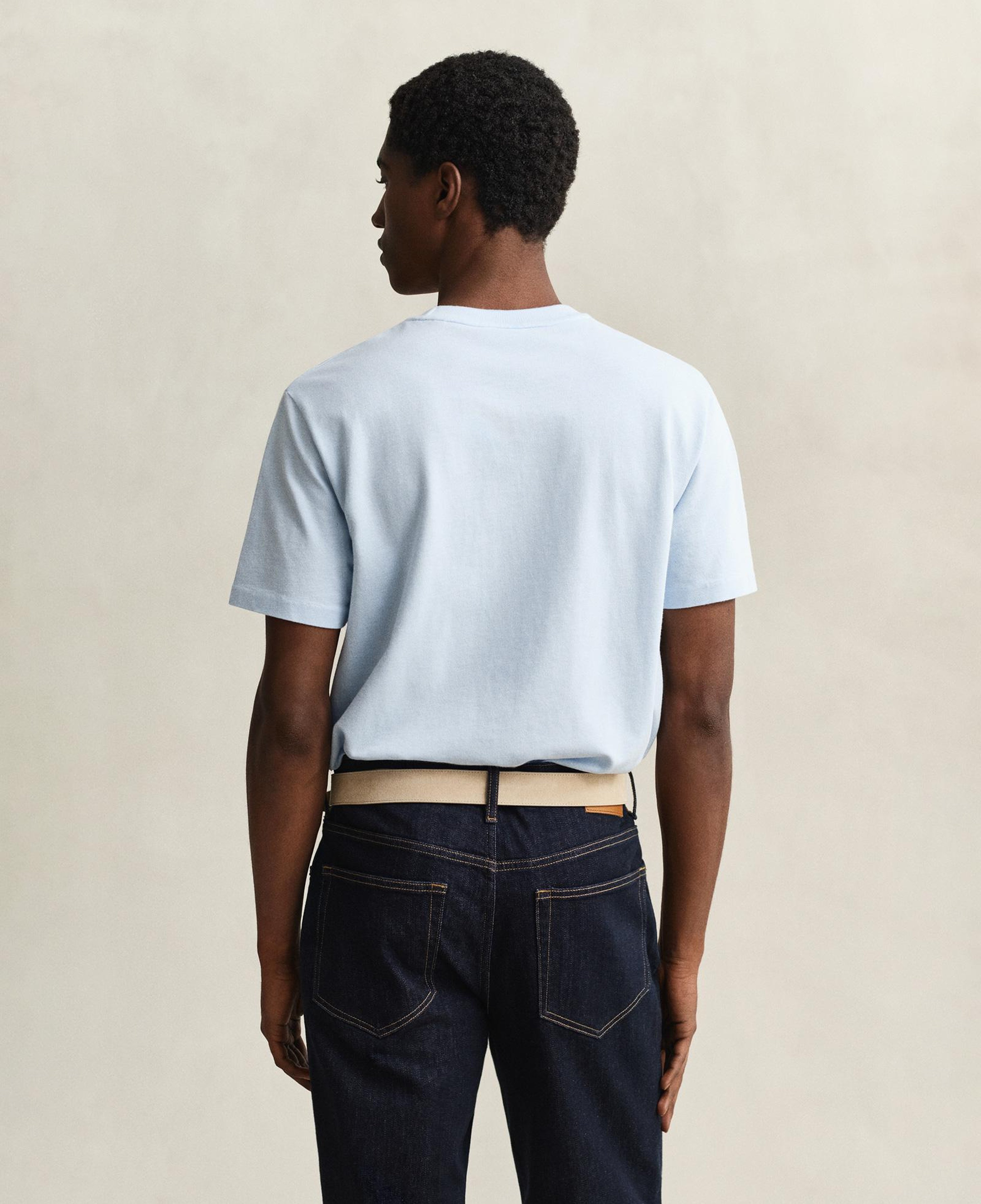 GANT Erkek Mavi %100 Pamuk T-Shirt