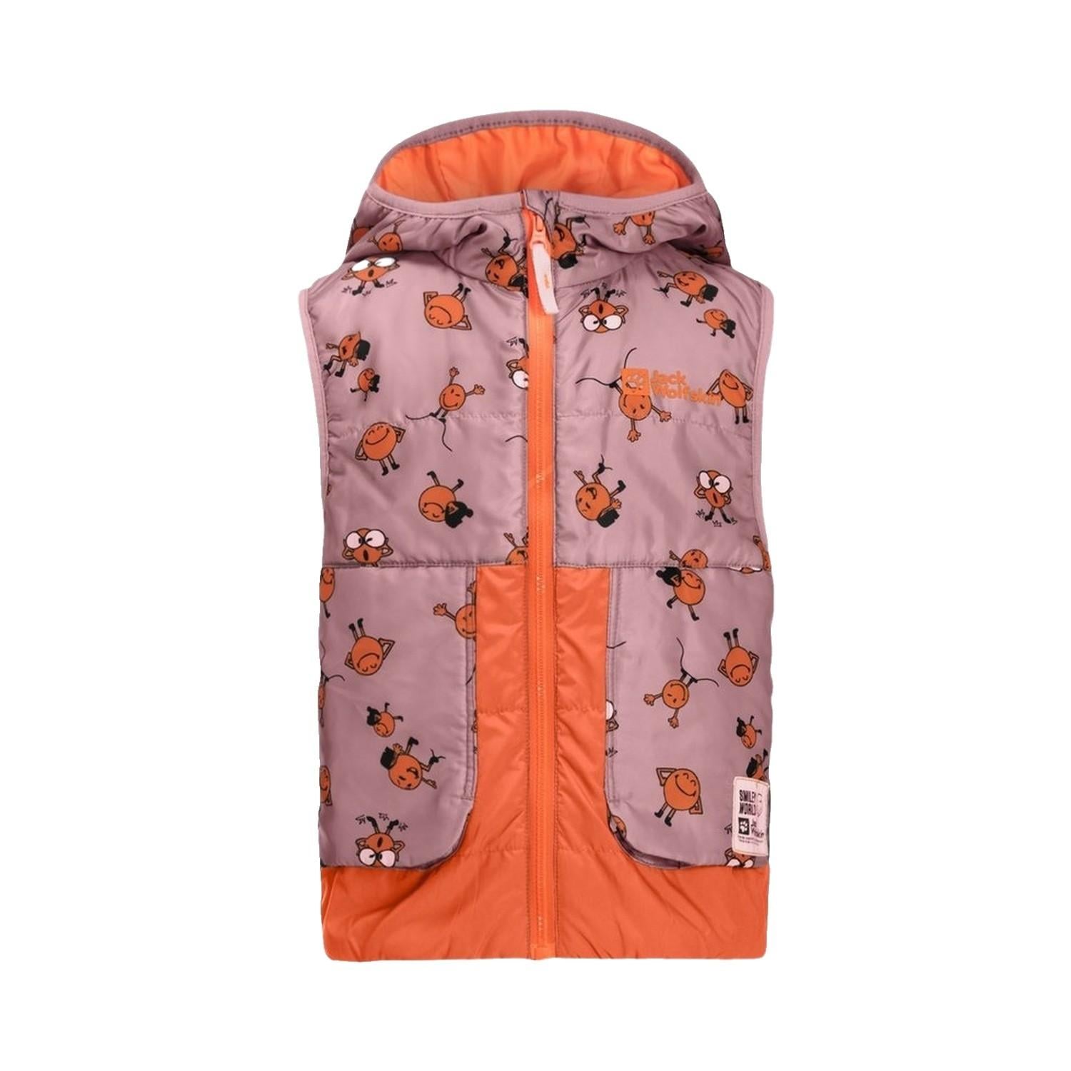 Jack Wolfskin Smileyworld Aop Vest Unisex Çocuk Pembe Yelek