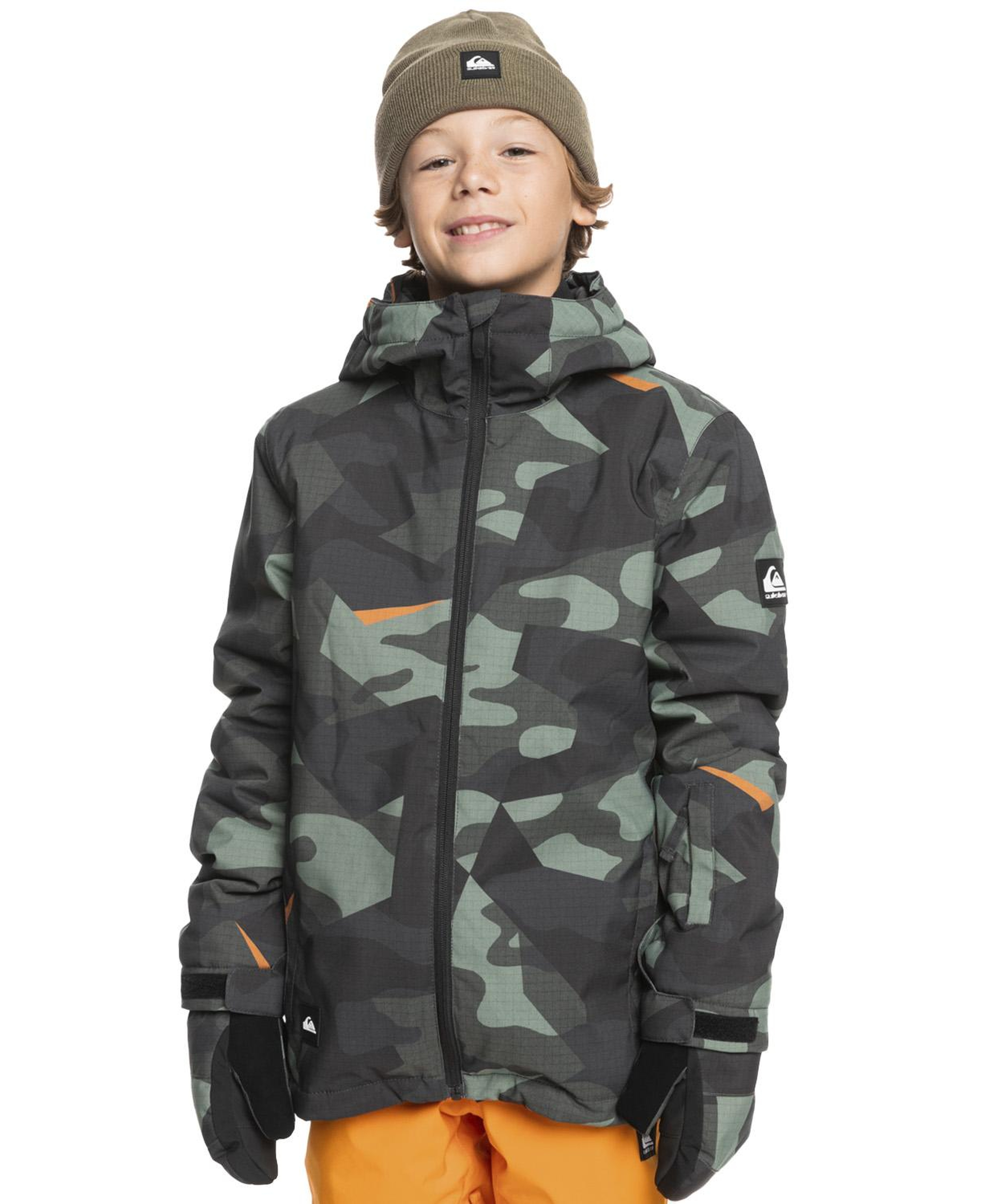 Quiksilver Mission Printed Youth Erkek Çocuk Snowboard Ceketi
