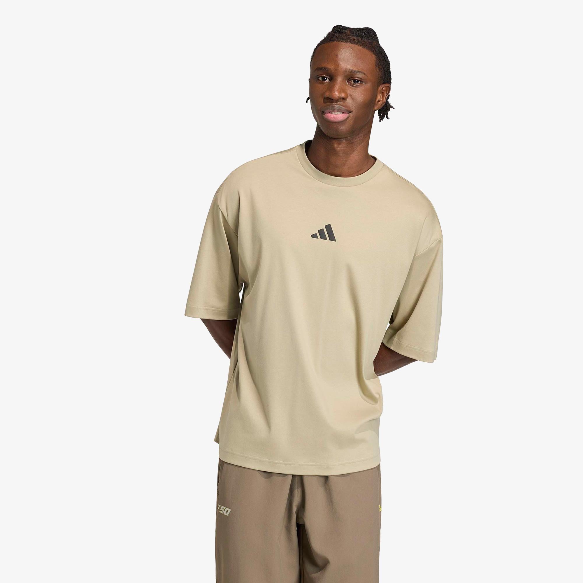 adidas City Tech Erkek Kahverengi T-Shirt