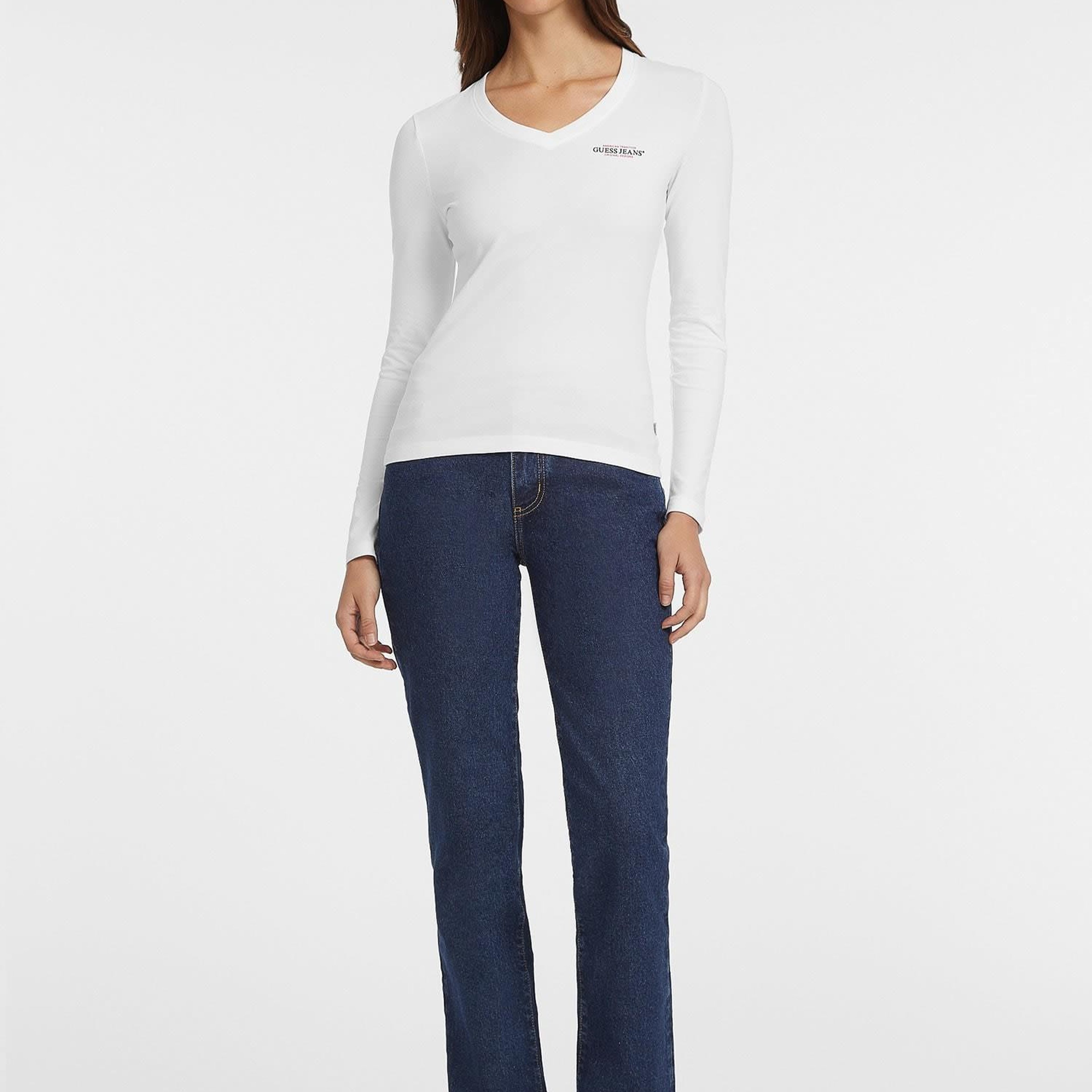 Guess Jeans Kadın Slim Fit T-Shirt