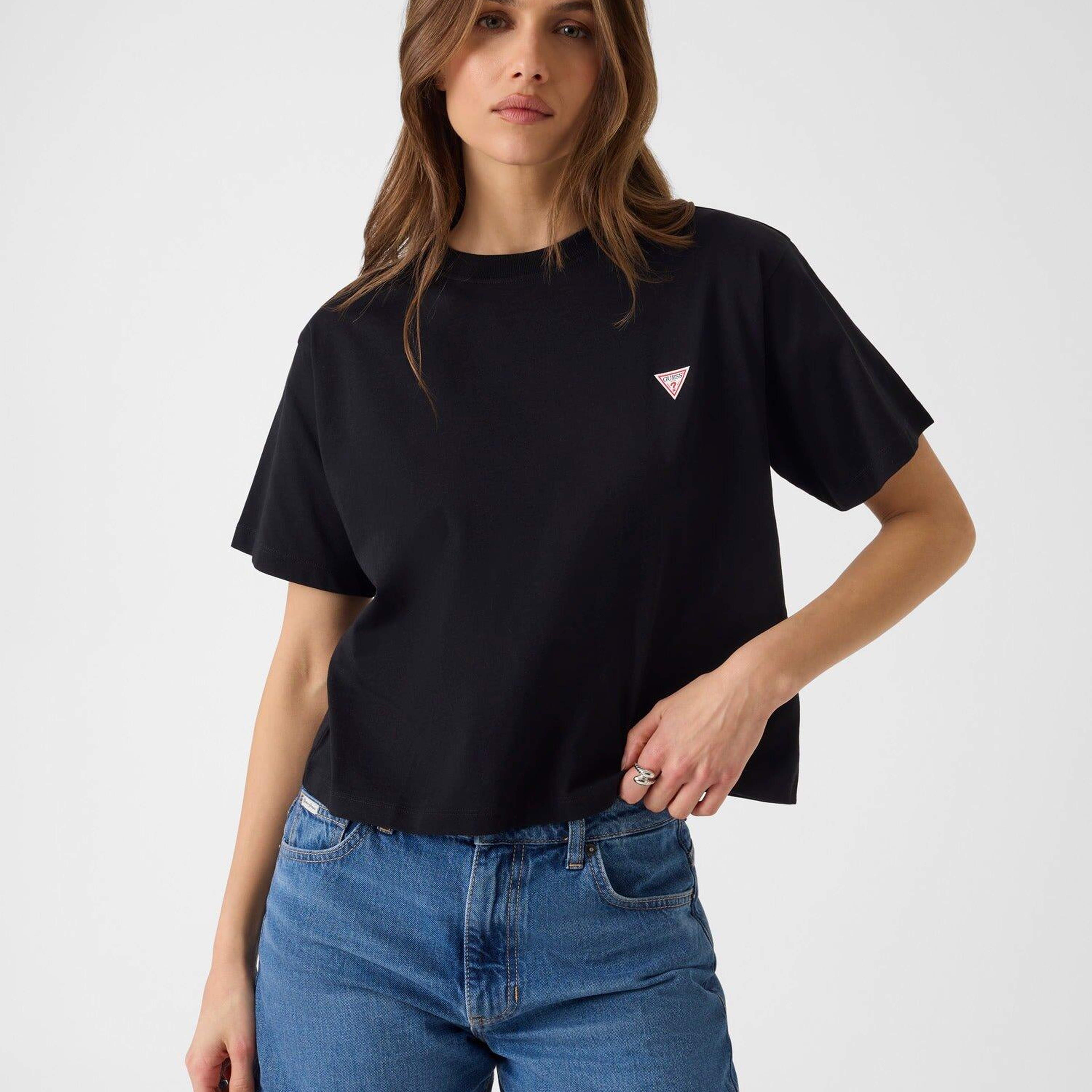 Guess Jeans Boxy Kadın Boxy Fit T-Shirt