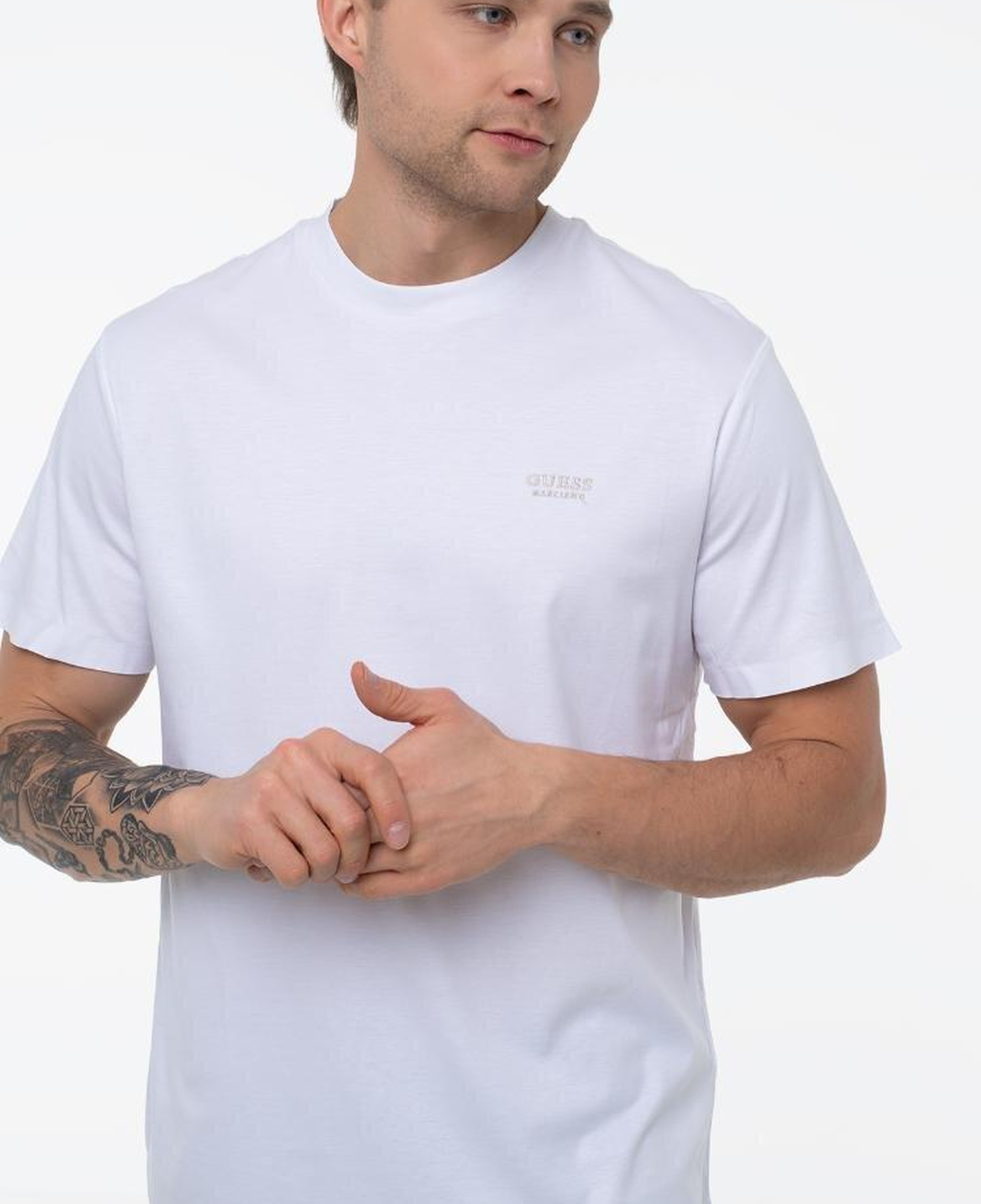 Luxe Erkek Ipek Karışımlı Regular Fit T-Shirt