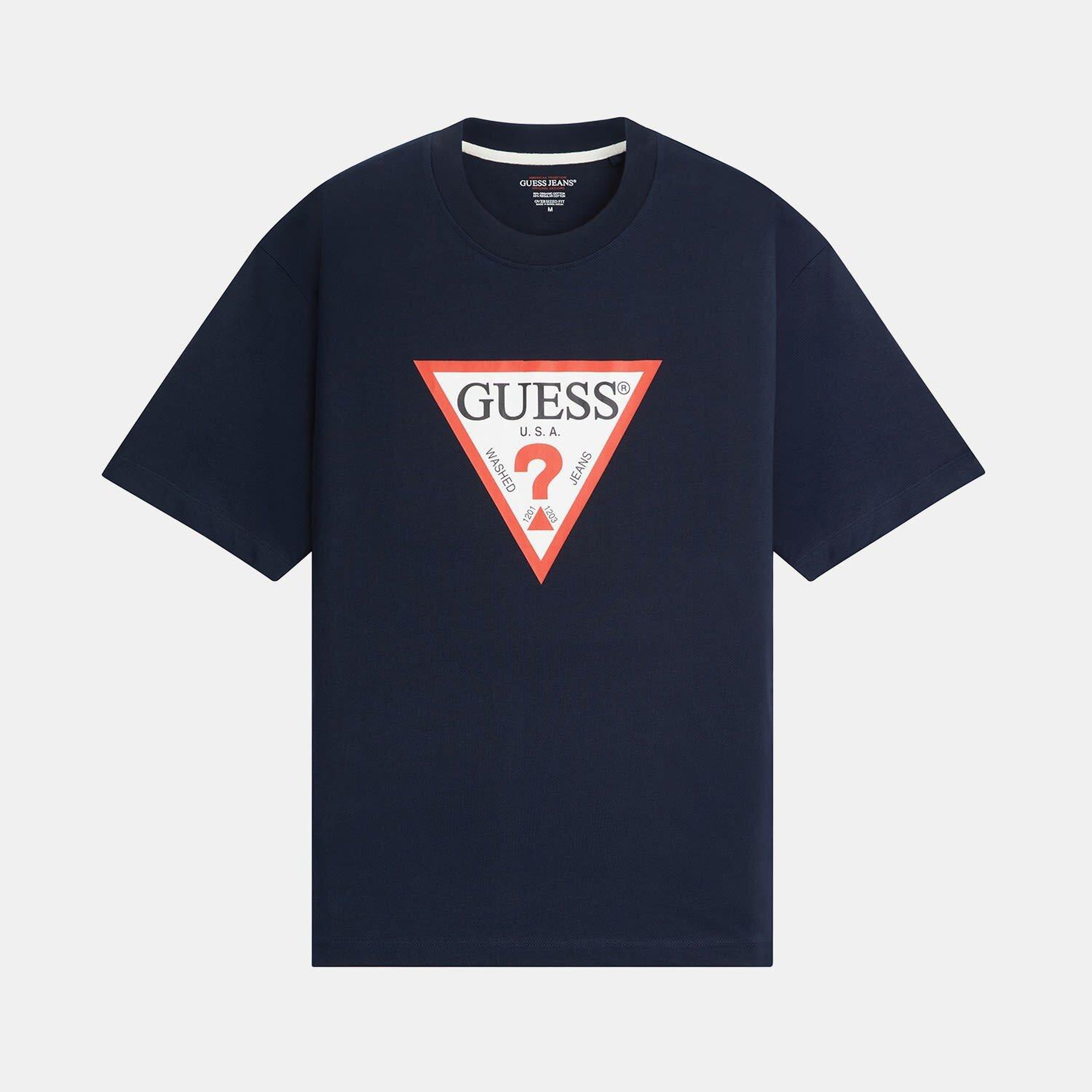 Guess Jeans Erkek Oversize Fit T-Shirt