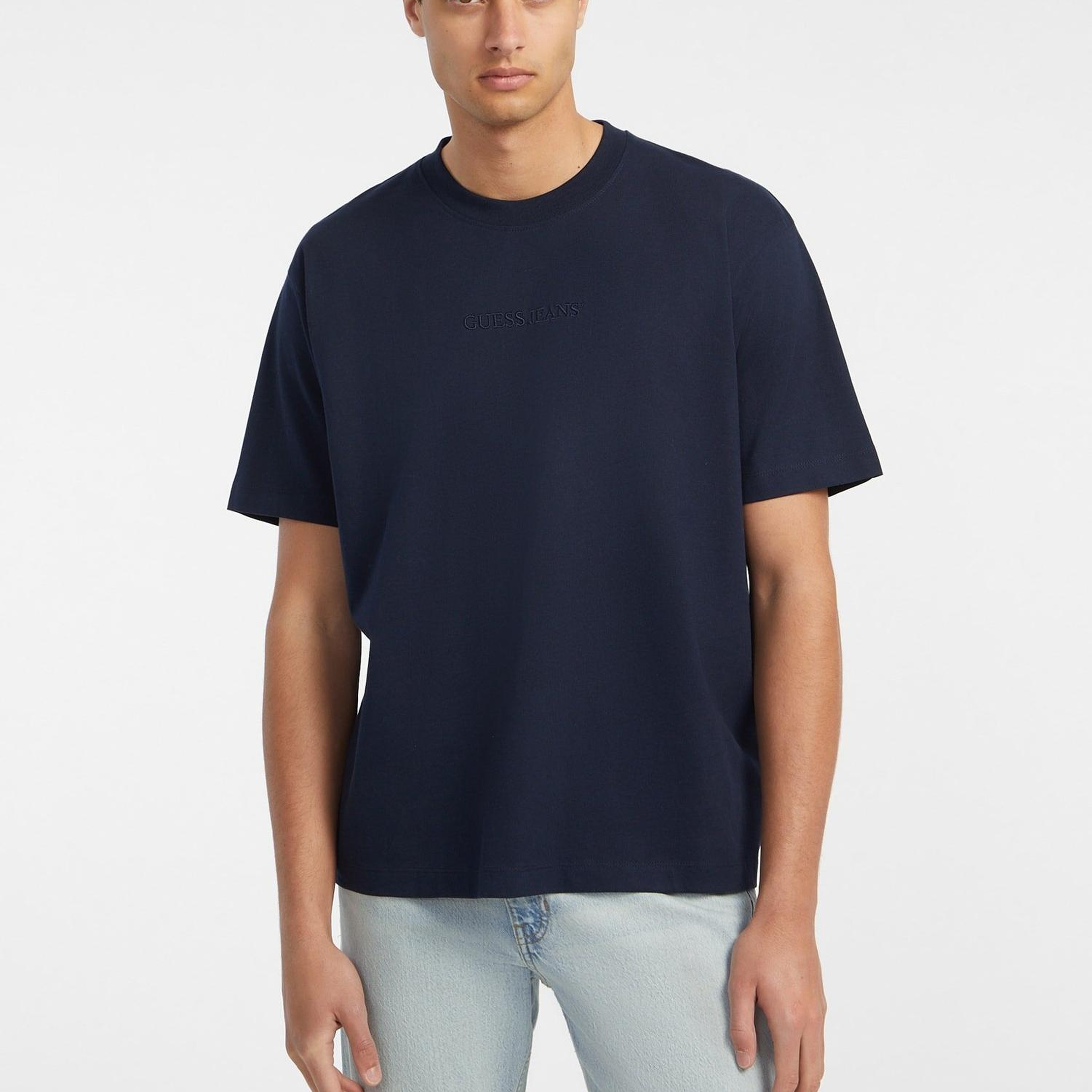 Guess Jeans Erkek Oversize Fit T-Shirt