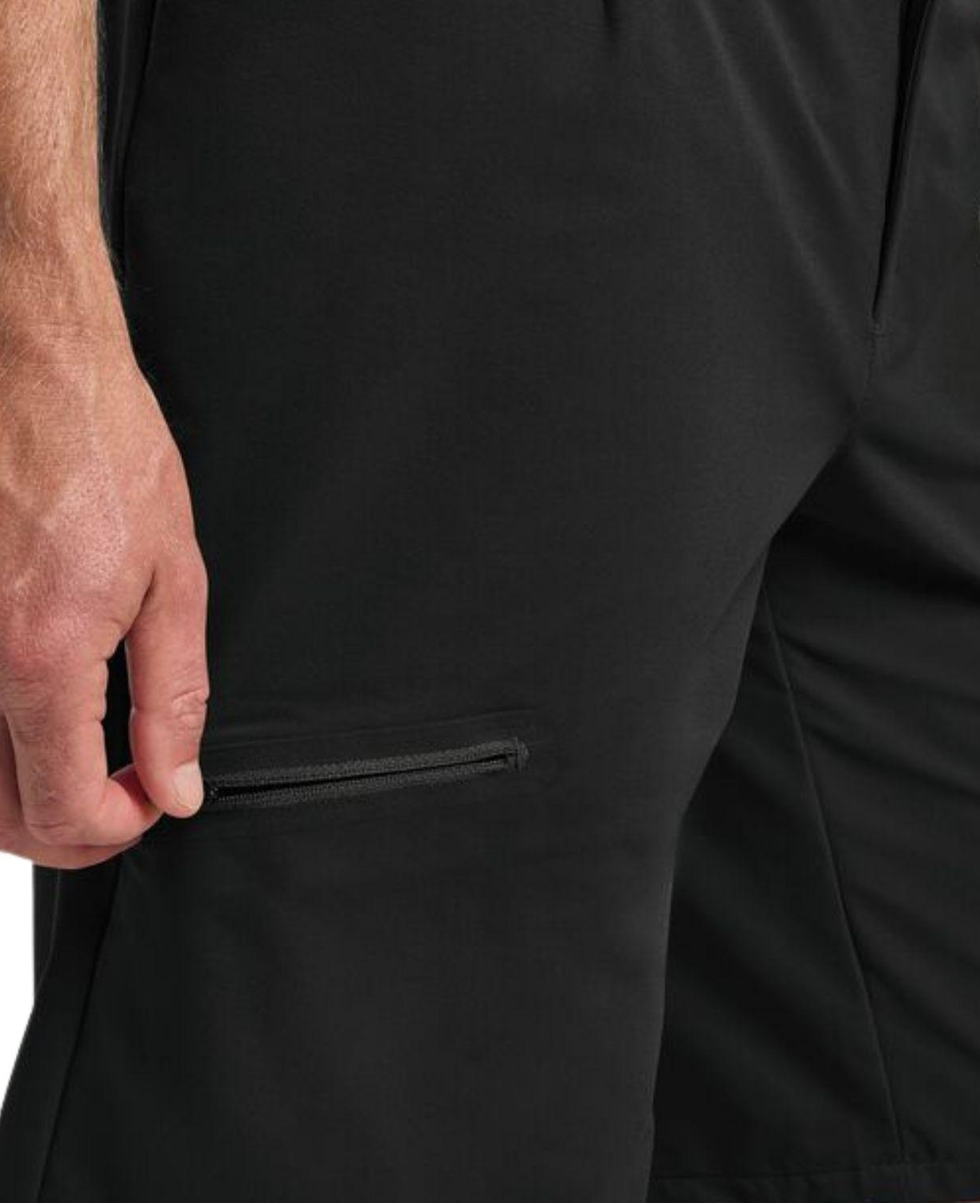 Jack Wolfskin Prelight Stride Shorts Erkek Siyah Şort