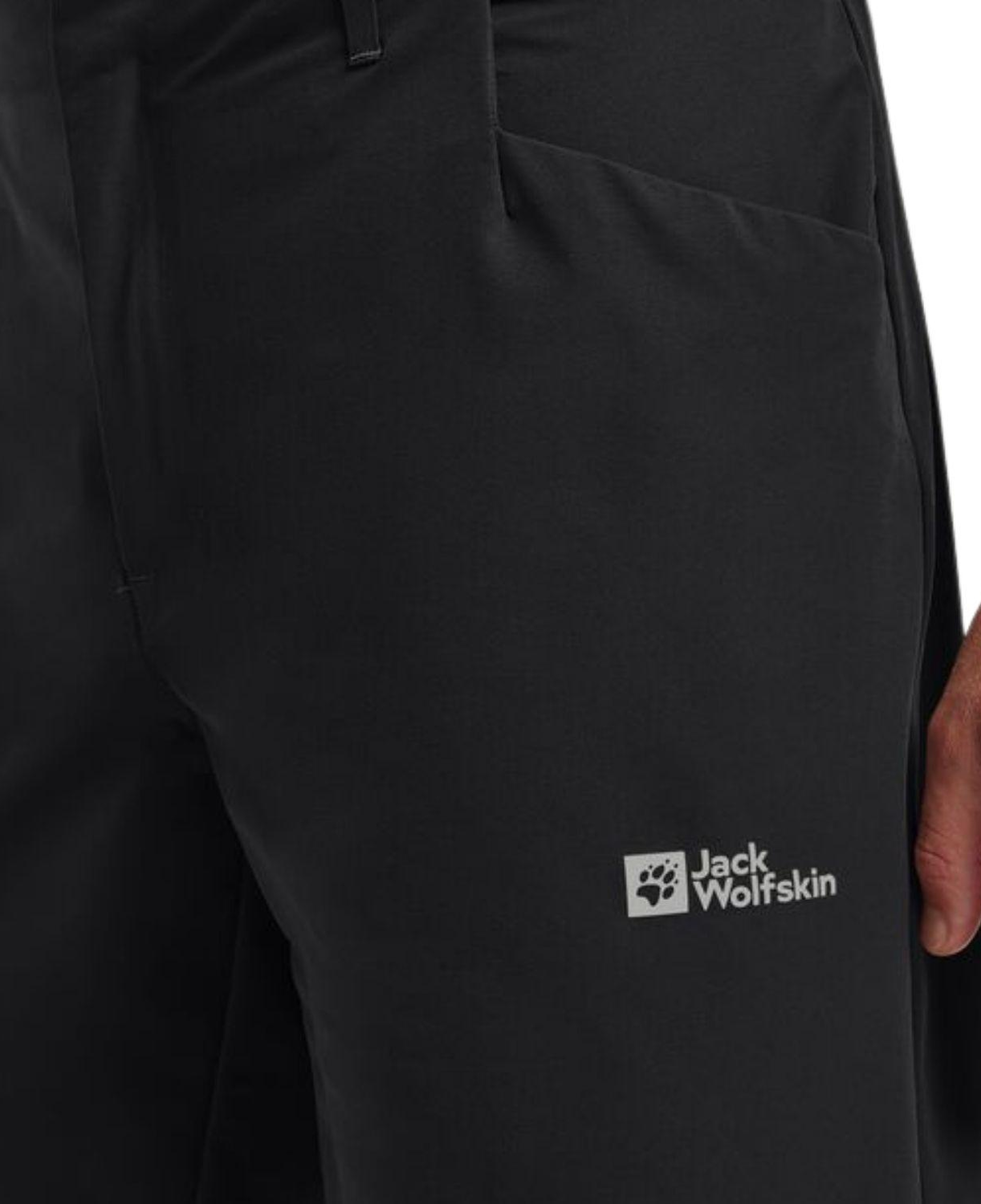 Jack Wolfskin Prelight Stride Shorts Erkek Siyah Şort