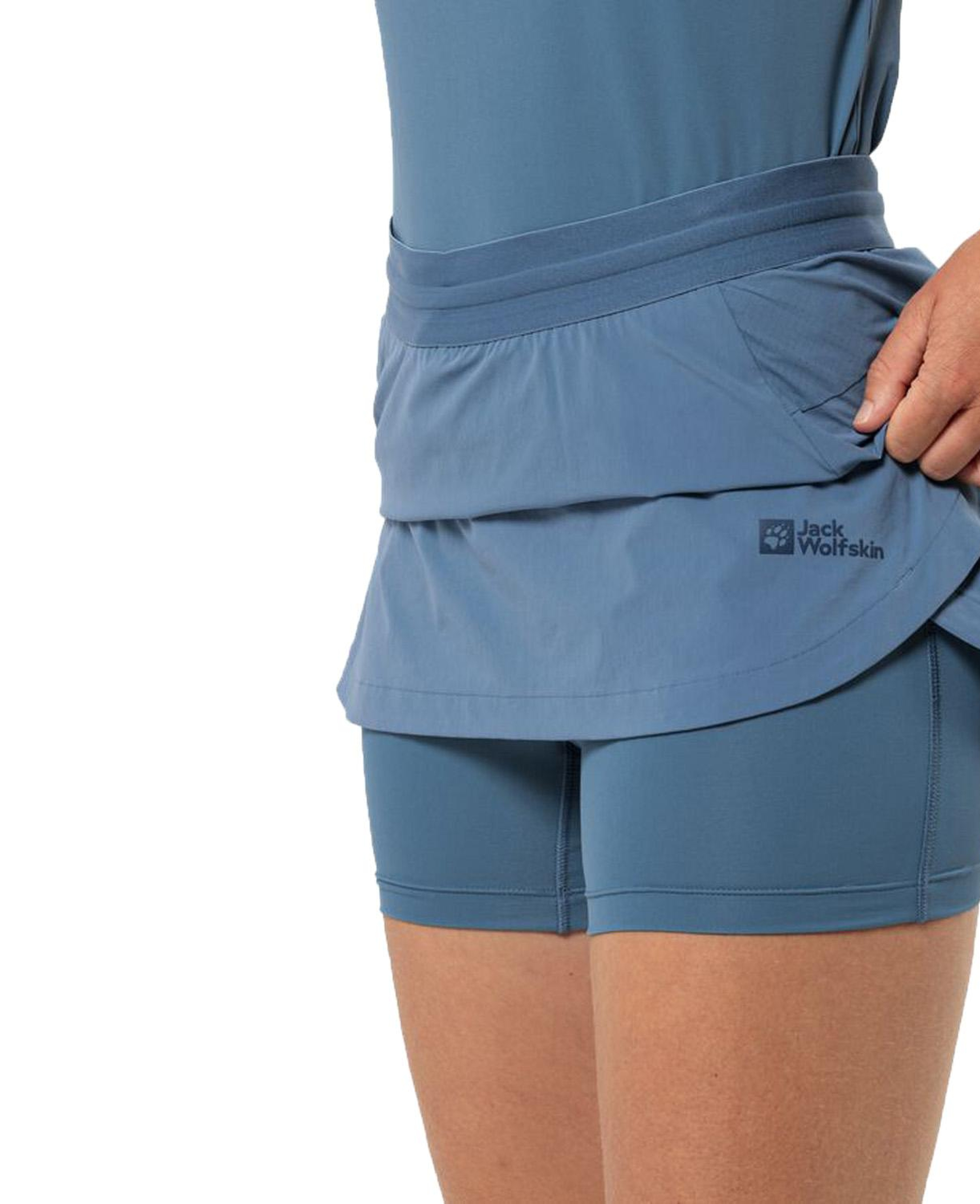 Jack Wolfskin Prelight Chill Skort Kadın Mavi Etek