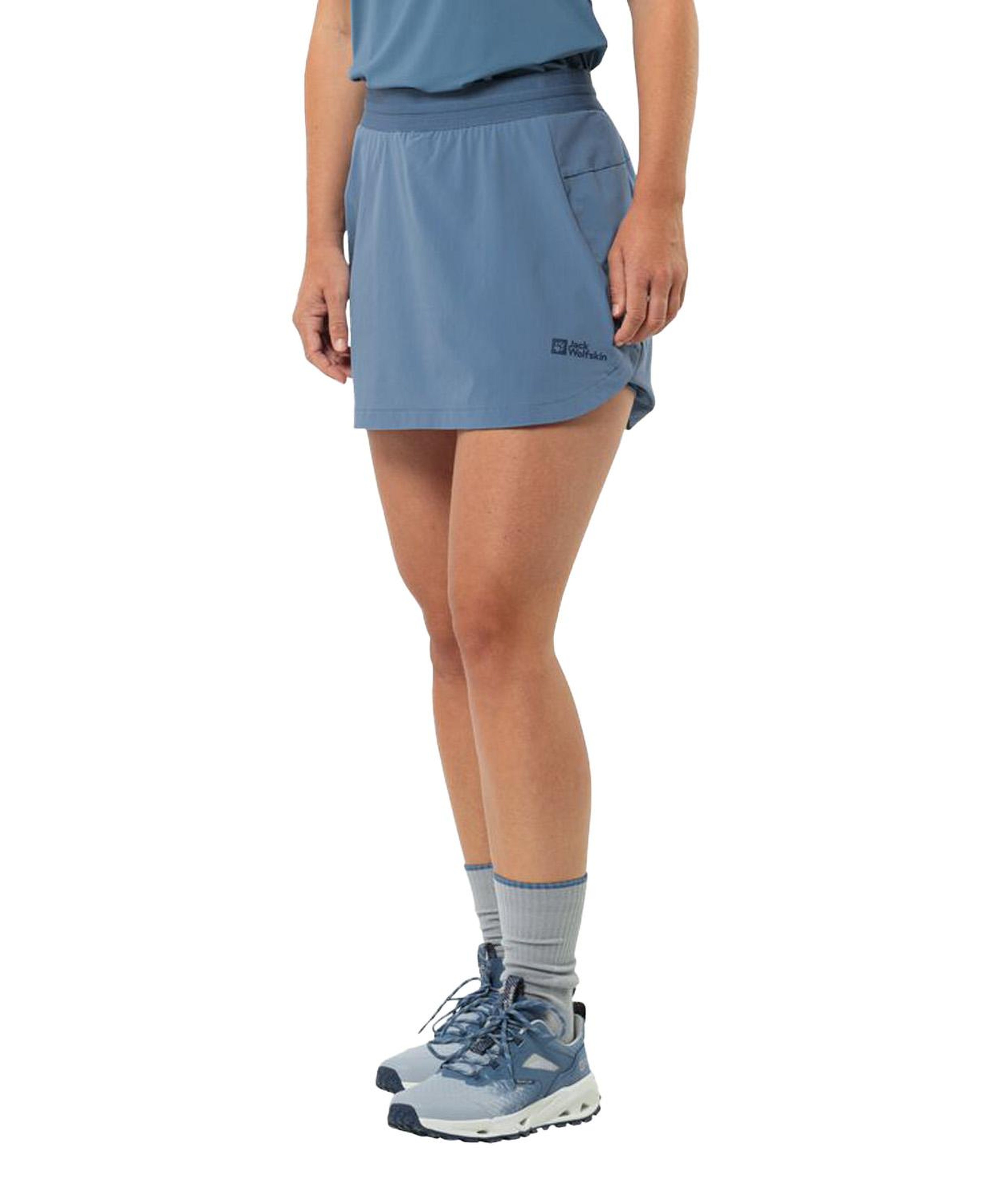 Jack Wolfskin Prelight Chill Skort Kadın Mavi Etek