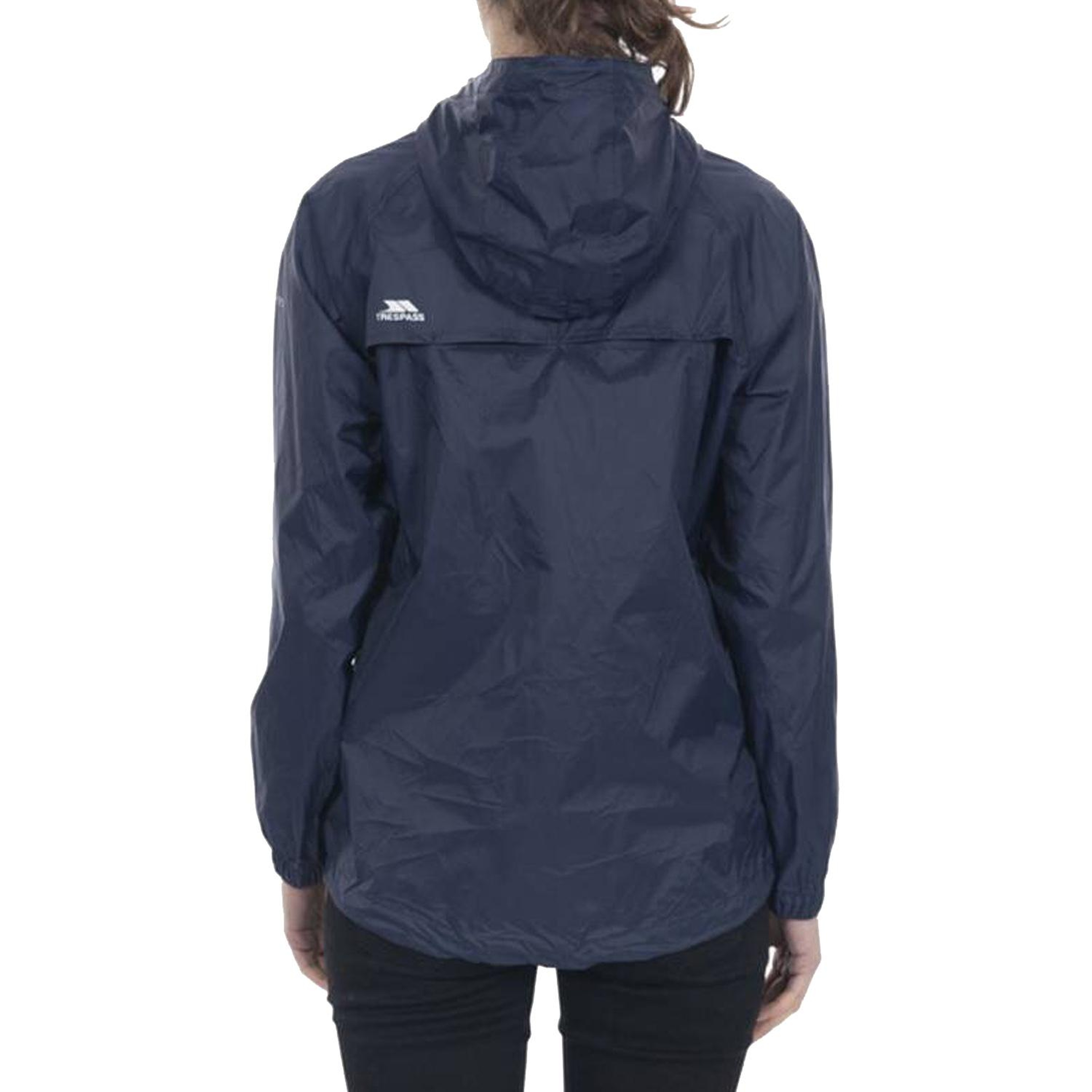 Trespass Qikpac - Unisex Packaway Unisex Mavi Yağmurluk