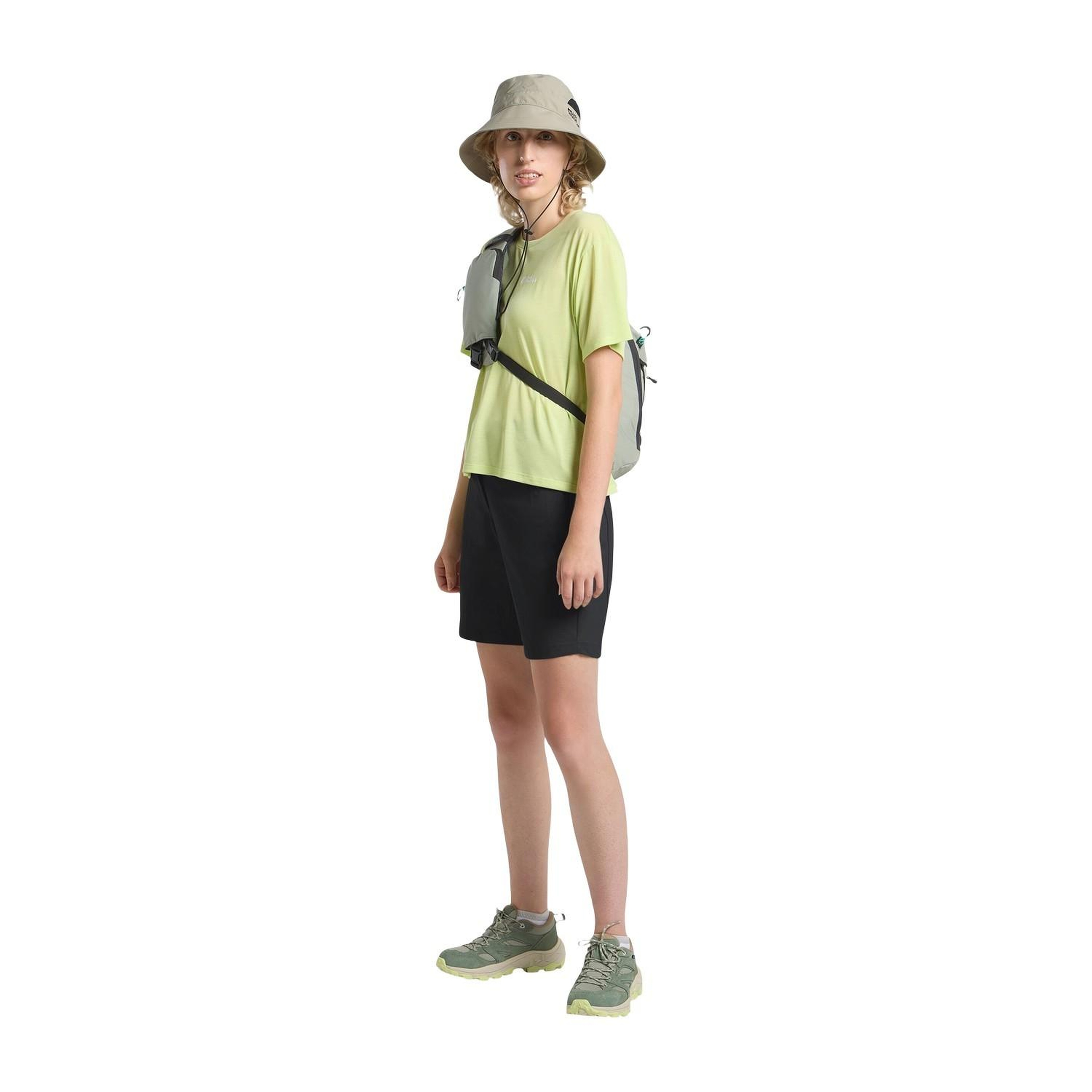 Jack Wolfskin Hikeout Shorts Kadın Siyah Şort