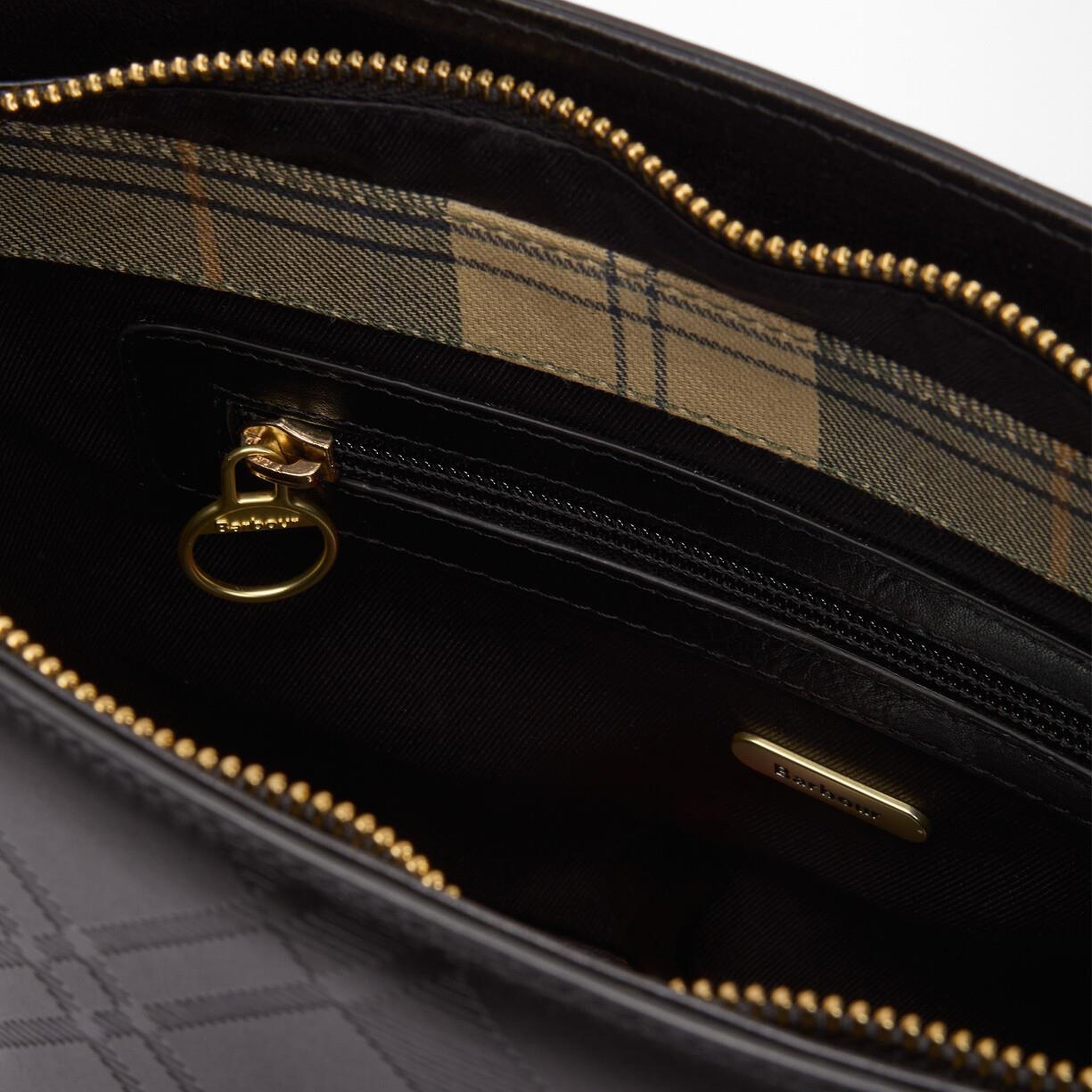 Barbour Birch Deboss Leather Tote Çanta