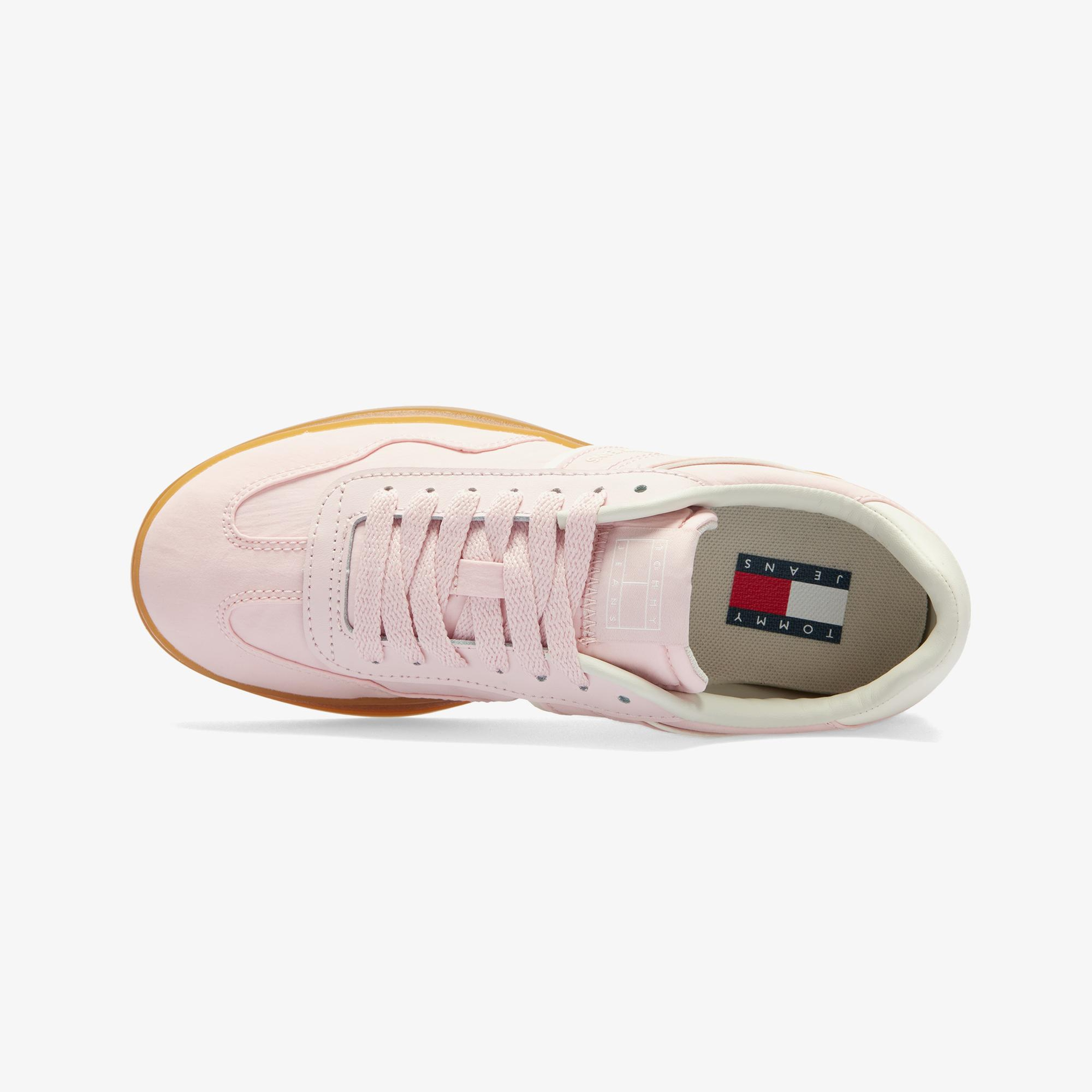 Tommy Hilfiger Greenwich Textile Kadın Pembe Spor Ayakkabı