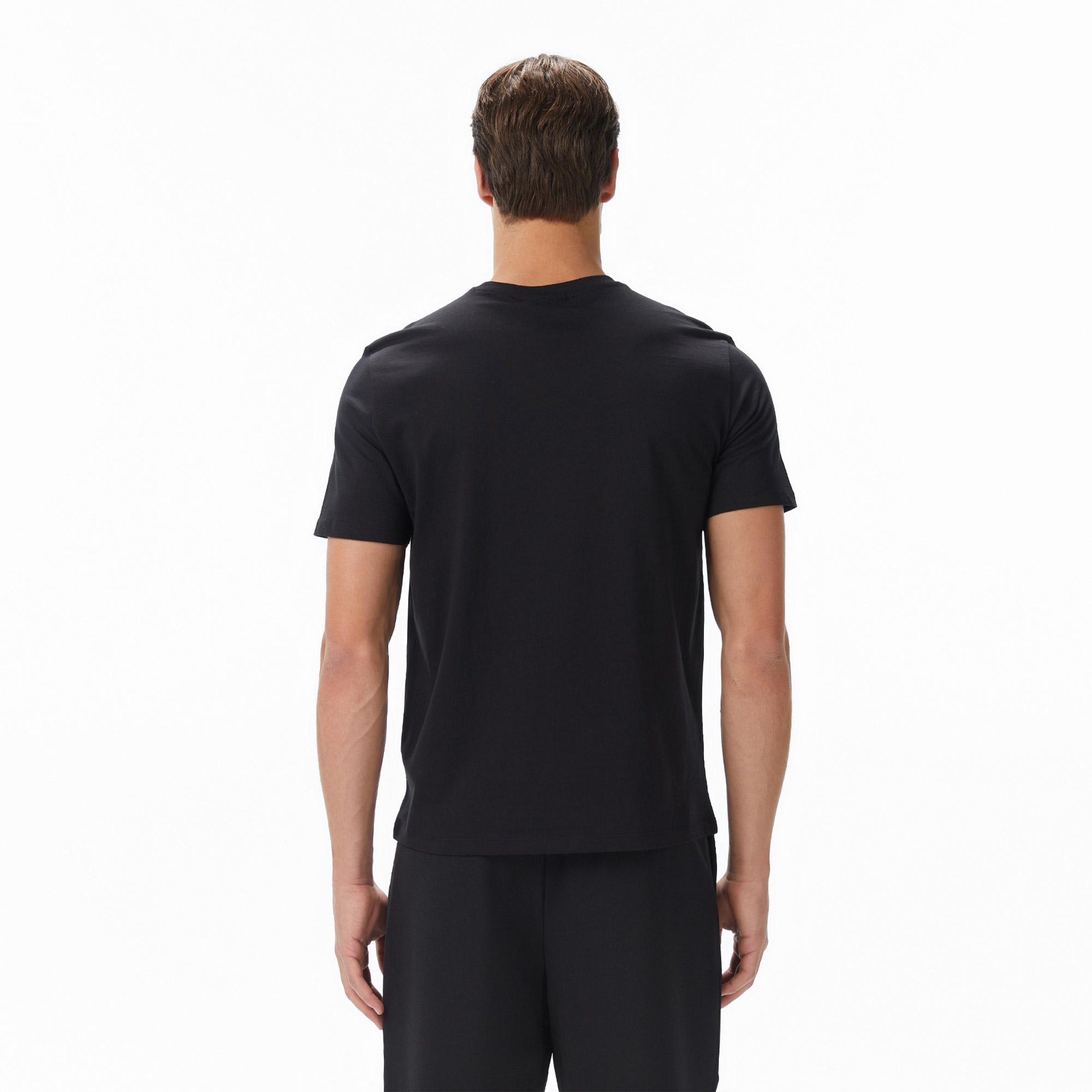Calvin Klein Woven Label 2'li Erkek Siyah T-Shirt