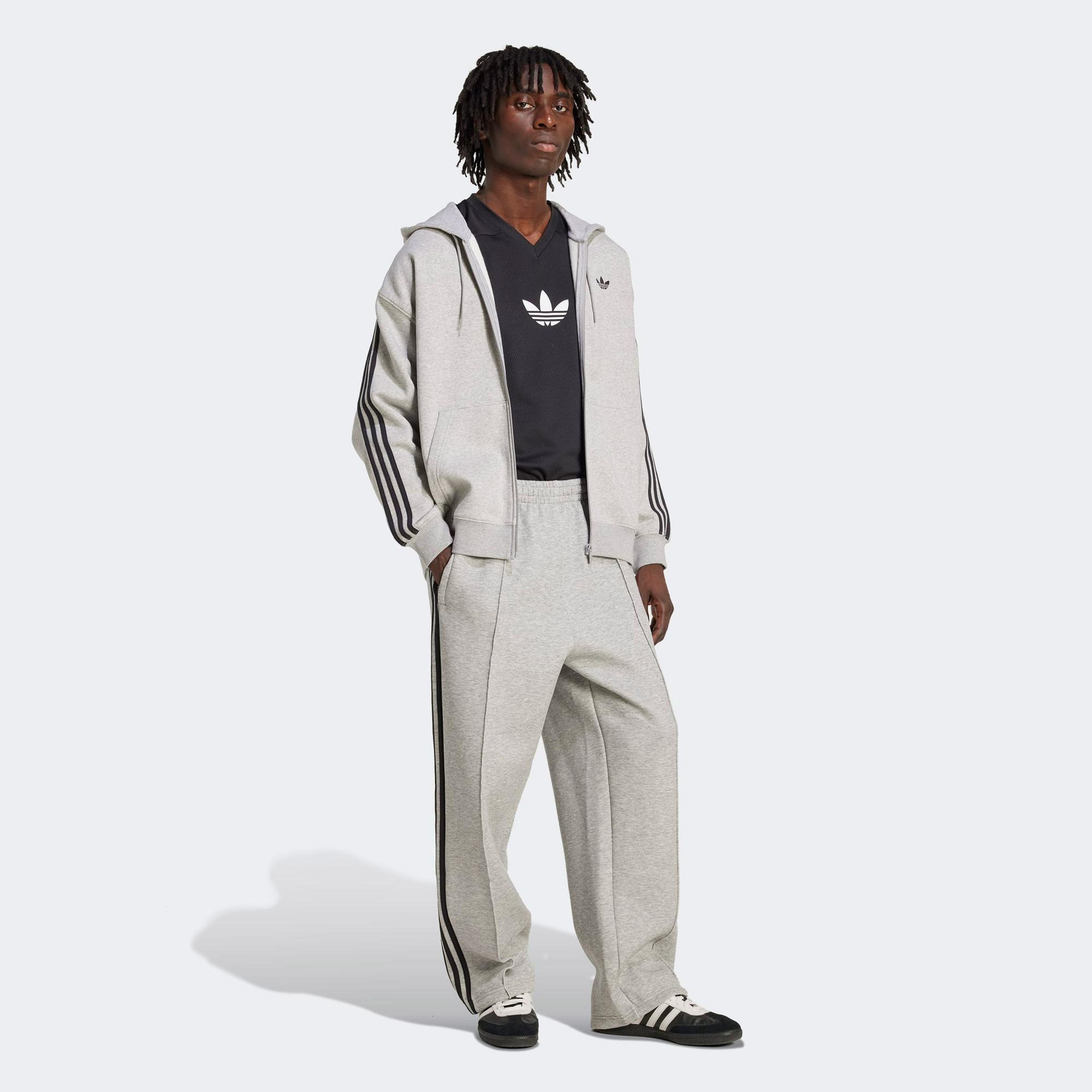 adidas Spacer Baggy Erkek Gri Eşofman Altı