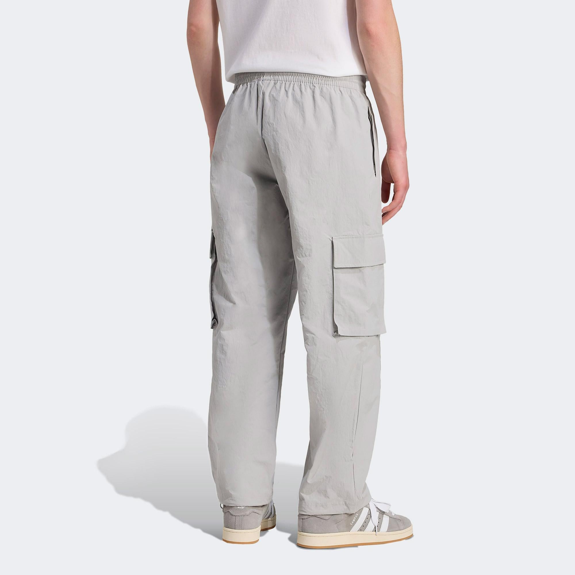 adidas Front Stripes Woven Gri Kargo Pantolon