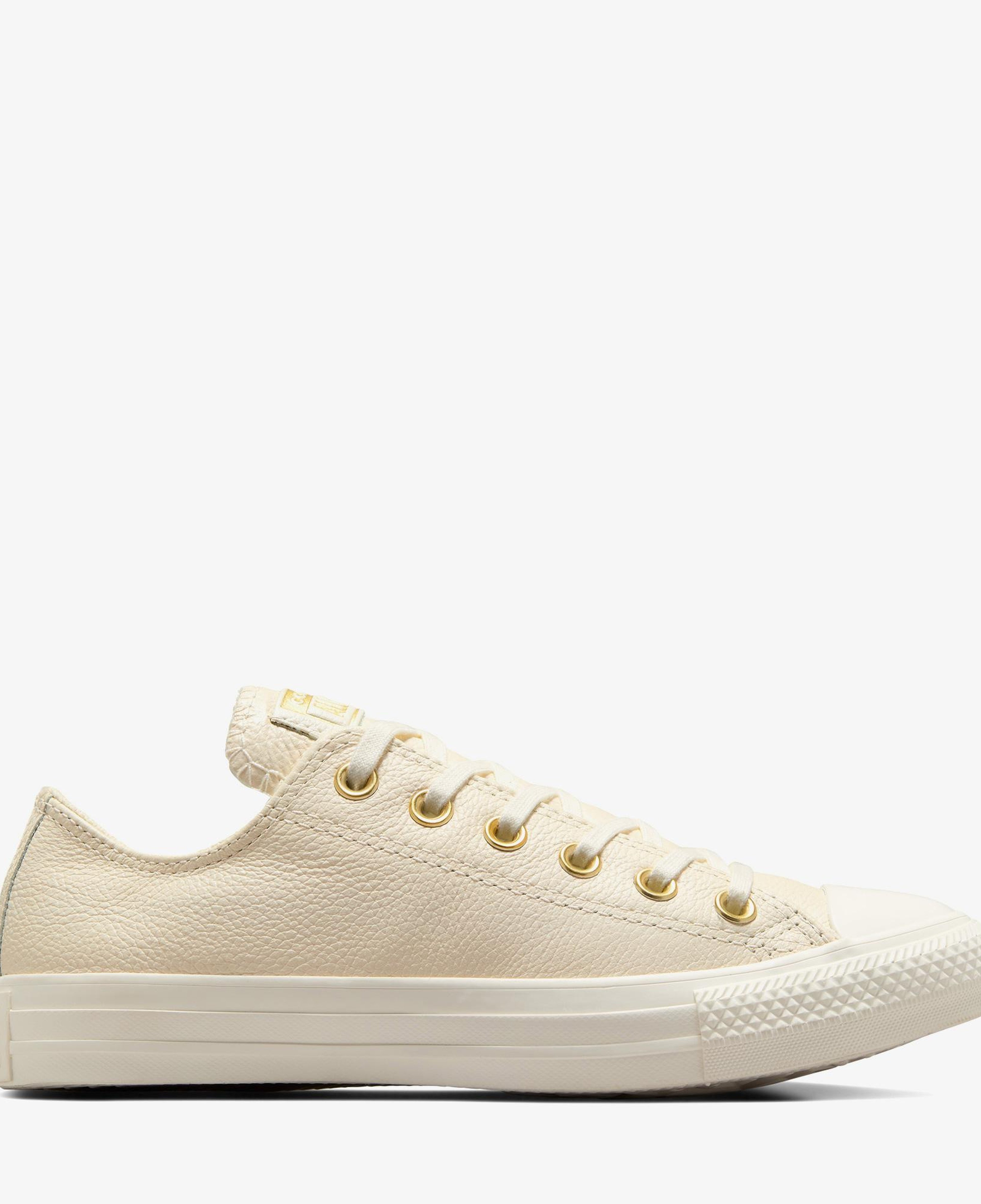 Converse Chuck Taylor All Star Kadın Krem Deri Sneaker