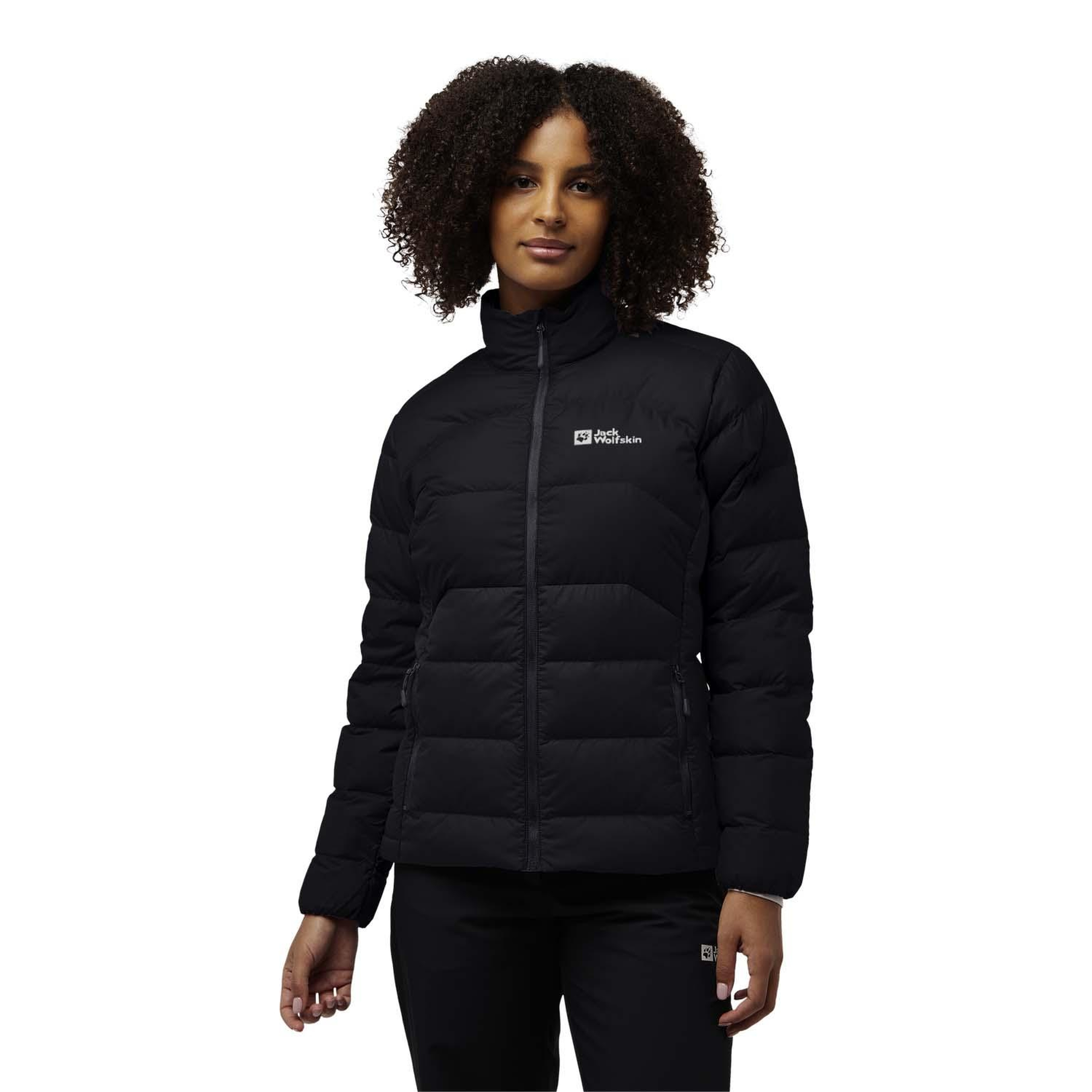 Jack Wolfskin Ather Do Kadın Siyah Outdoor Ceketi
