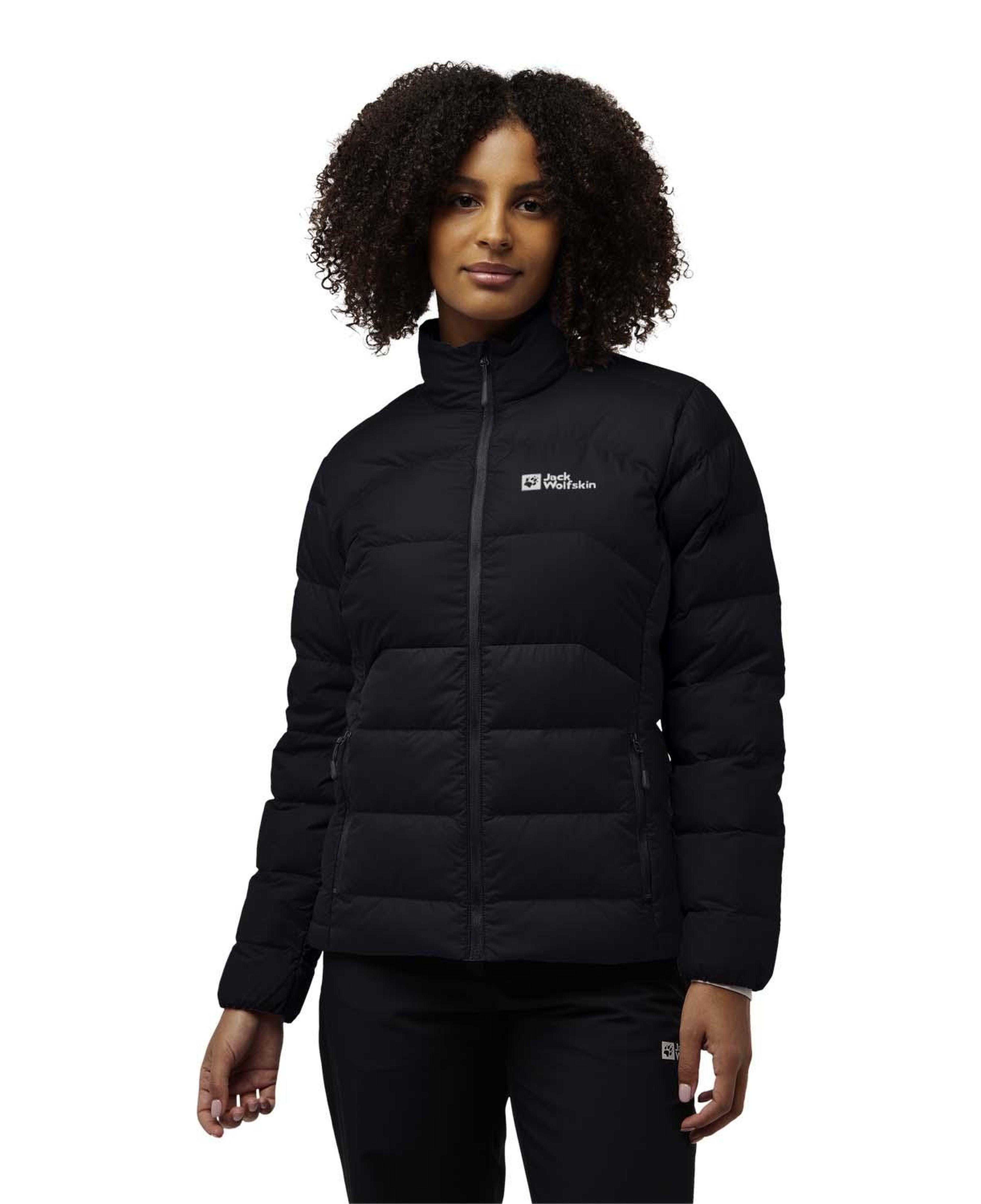 Jack Wolfskin Ather Do Kadın Siyah Outdoor Ceketi