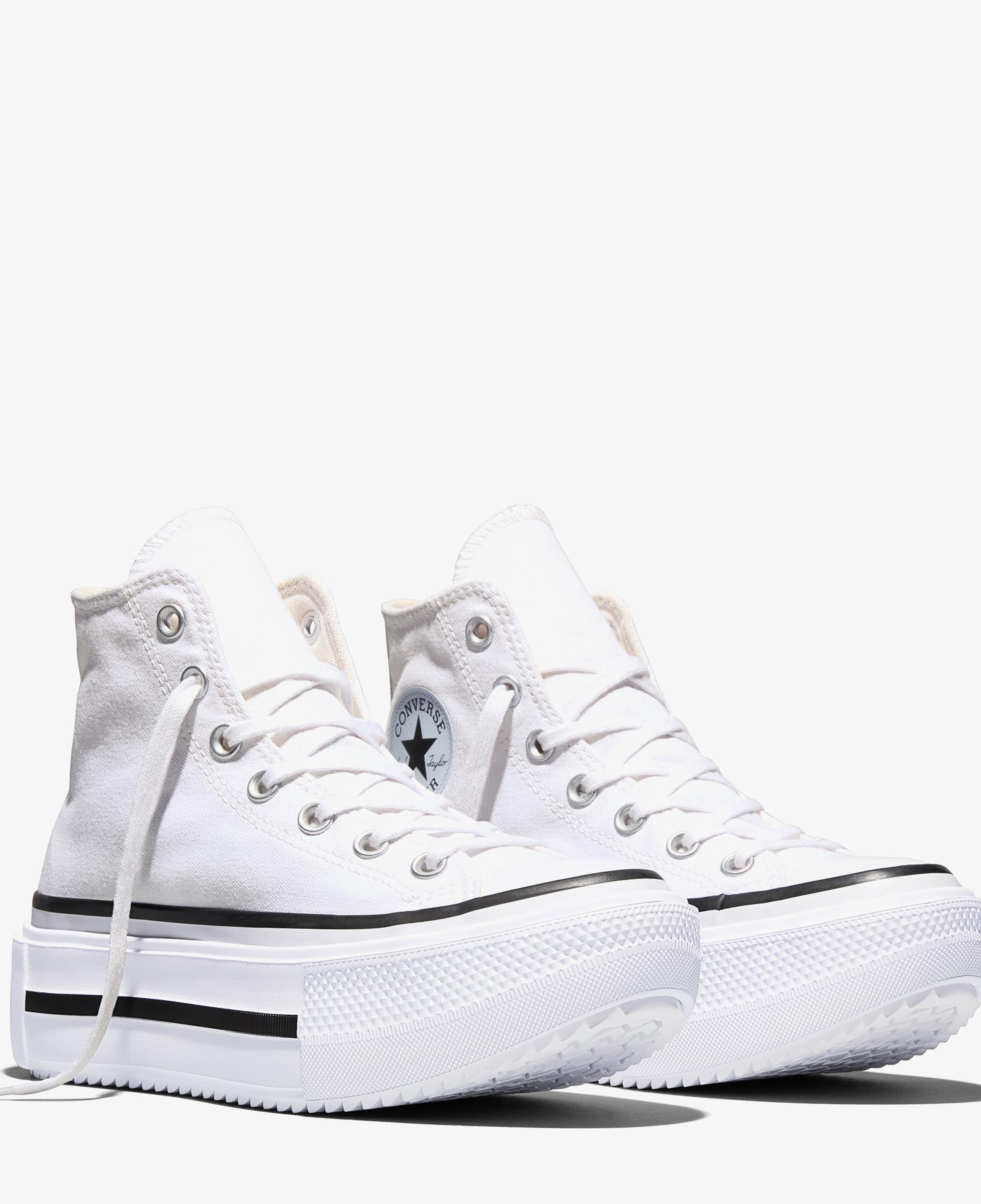 Converse Chuck Taylor All Star Lift Double Stack Unisex Beyaz Sneaker