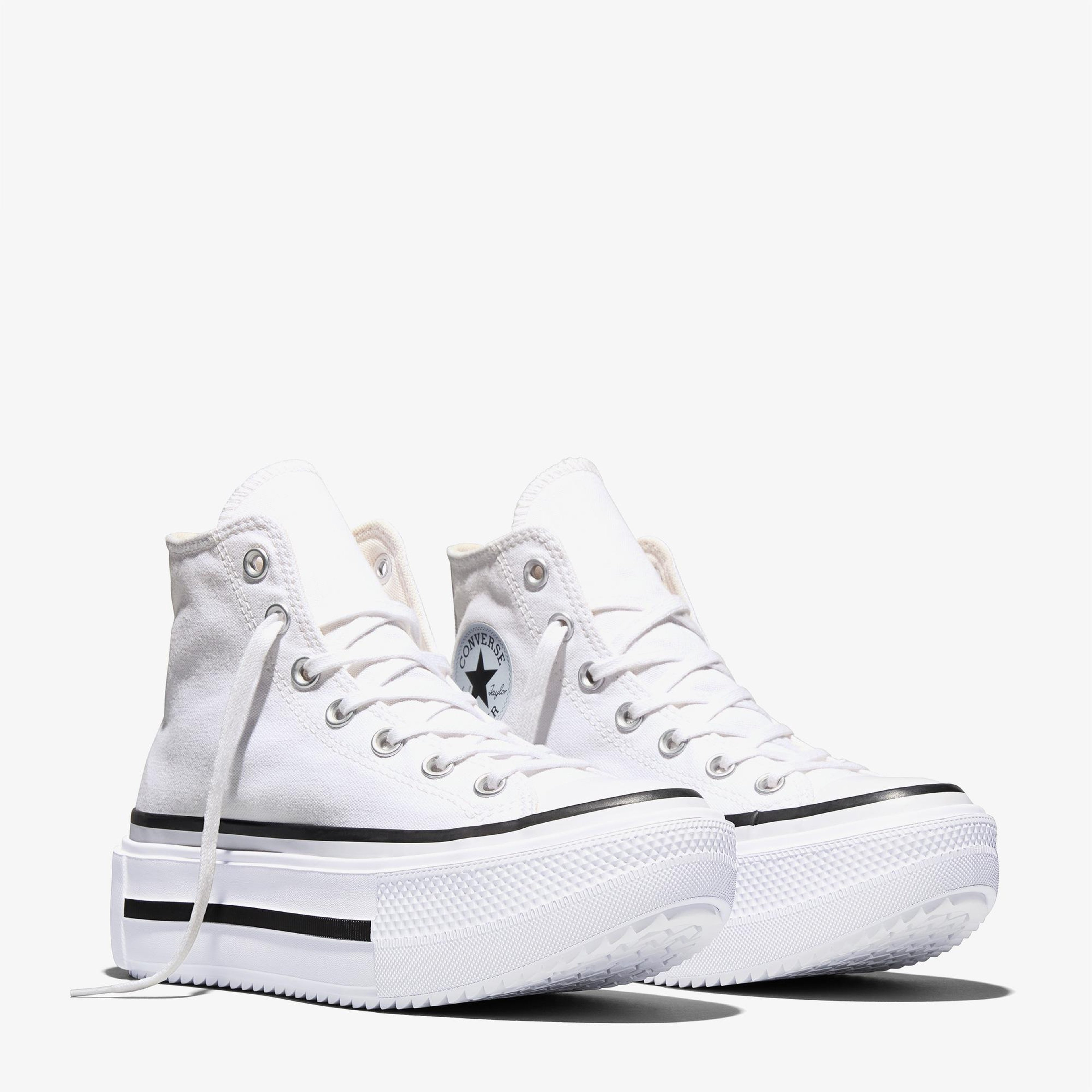 Converse Chuck Taylor All Star Lift Double Stack Unisex Beyaz Sneaker