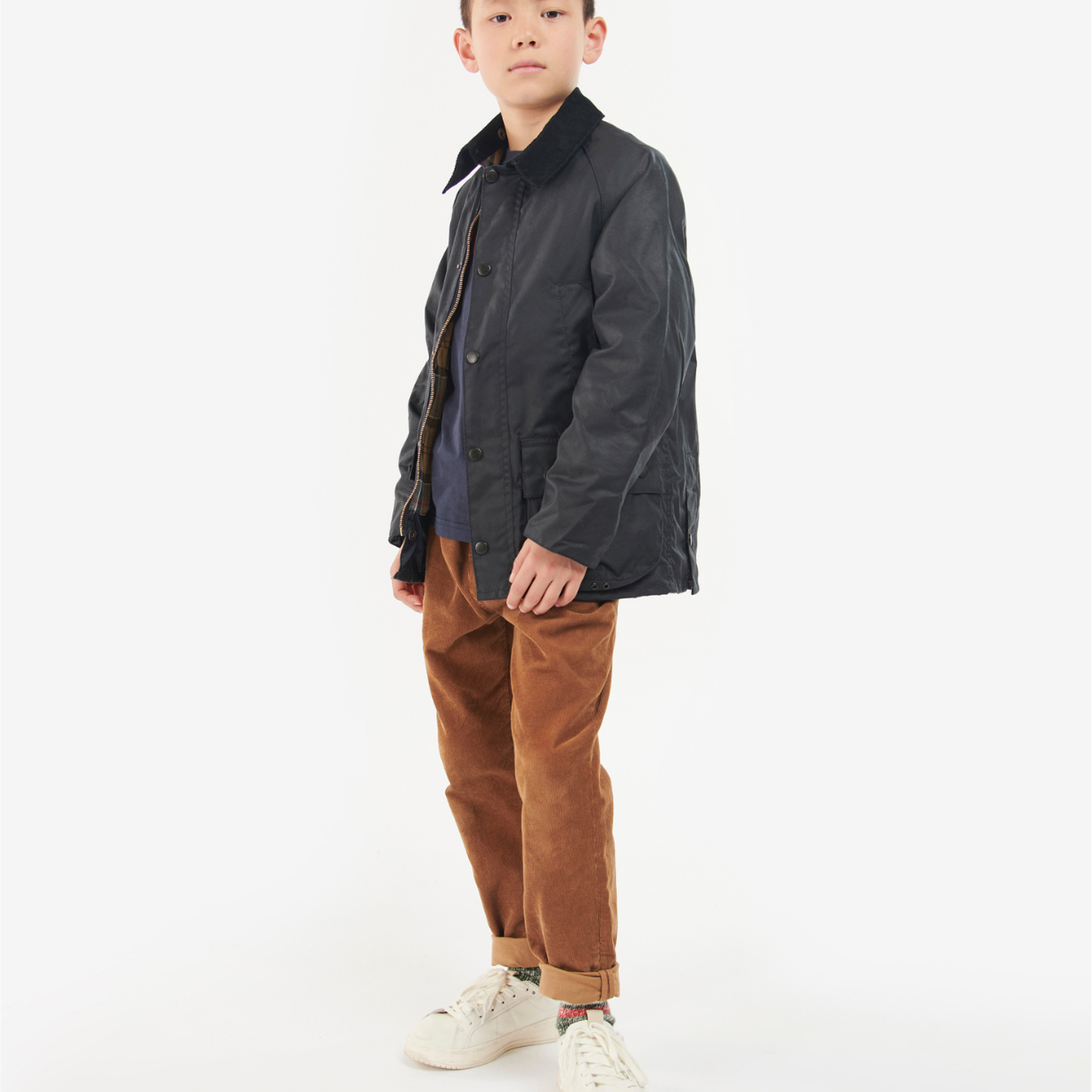Barbour Erkek Çocuk Bedale Yağlı Ceket