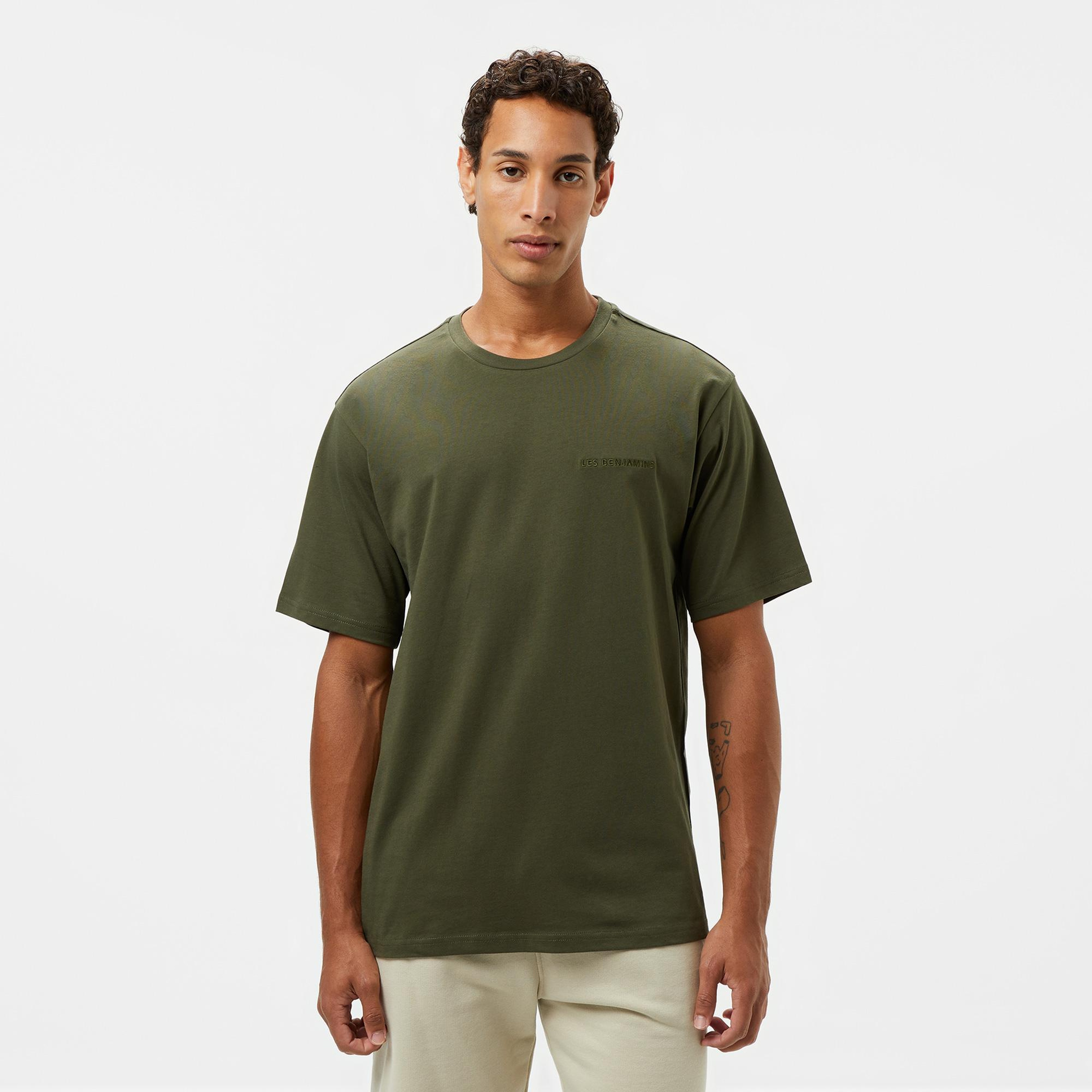 Les Benjamins Essentials Erkek Haki T-Shirt