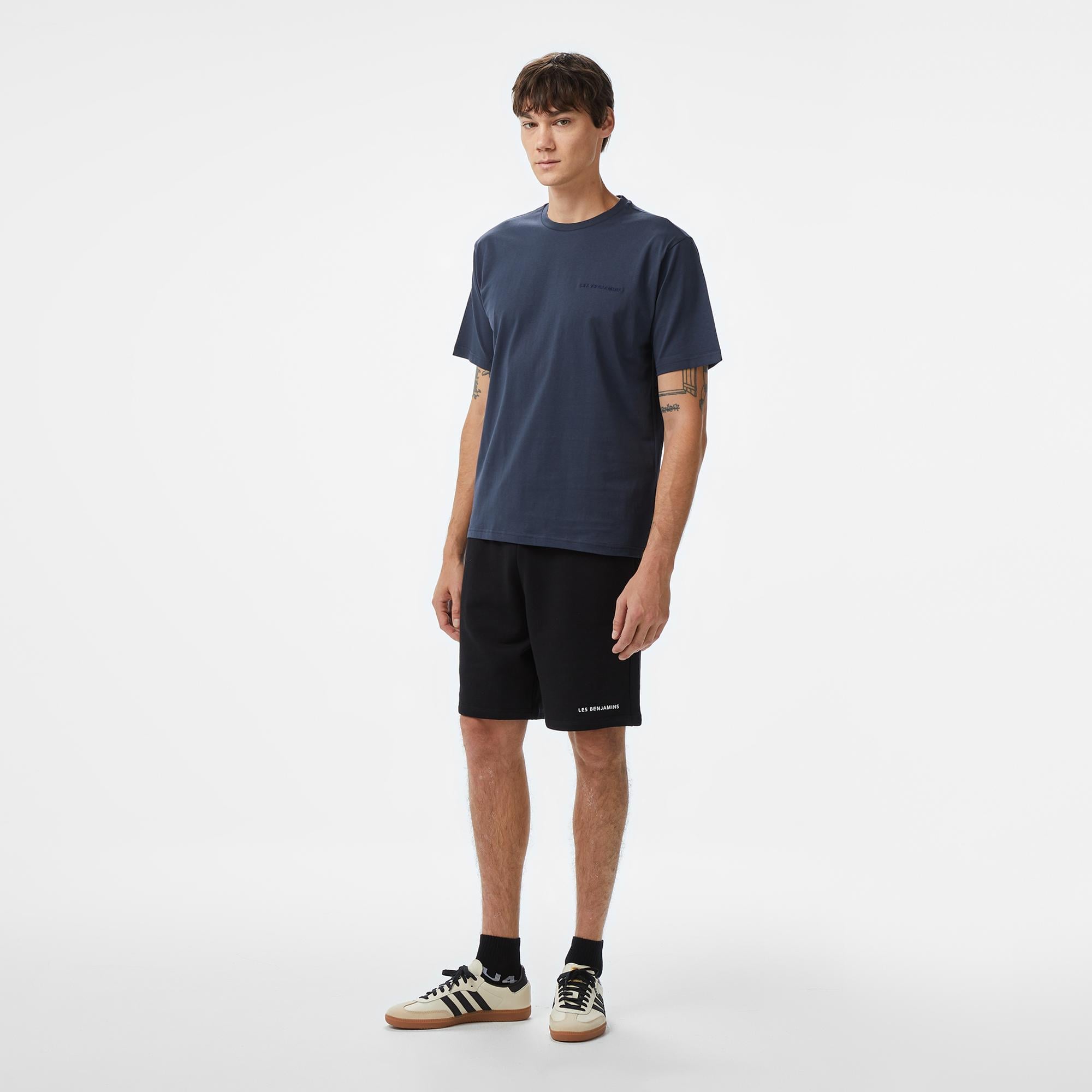 Les Benjamins Essentials Erkek Gri T-Shirt