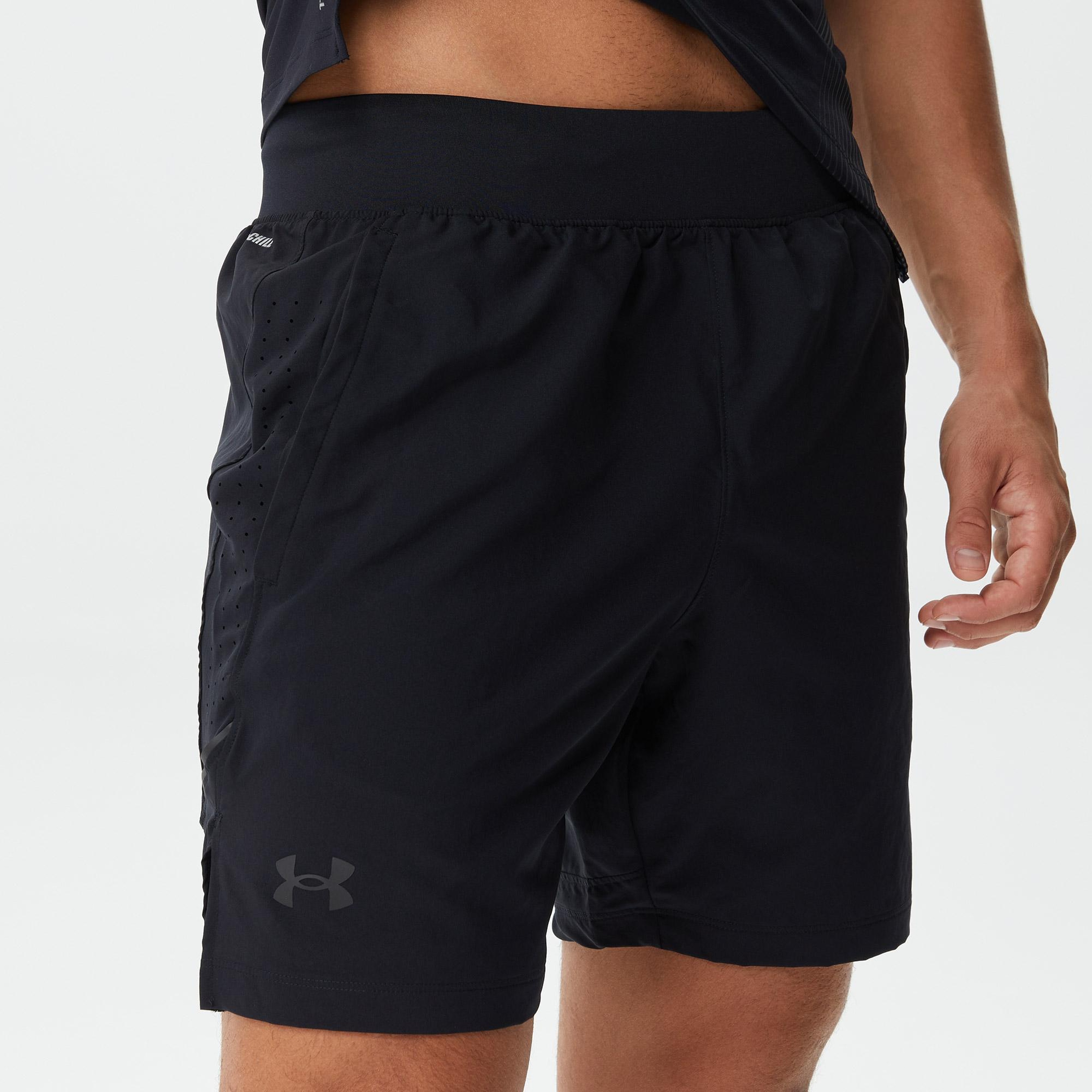 Under Armour Launch Elite Erkek Siyah Koşu Şortu