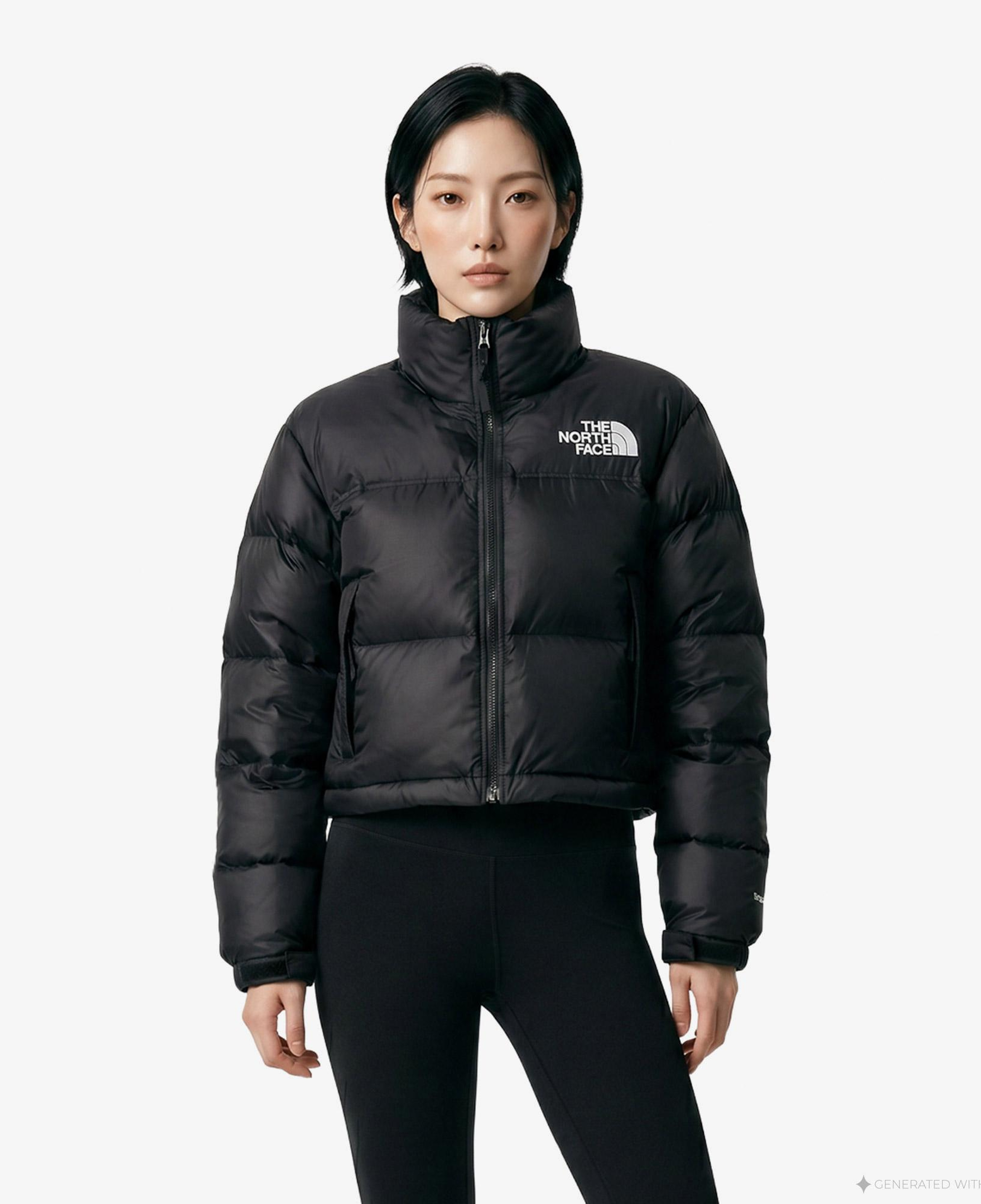 The North Face Kadın Nuptse Siyah Mont