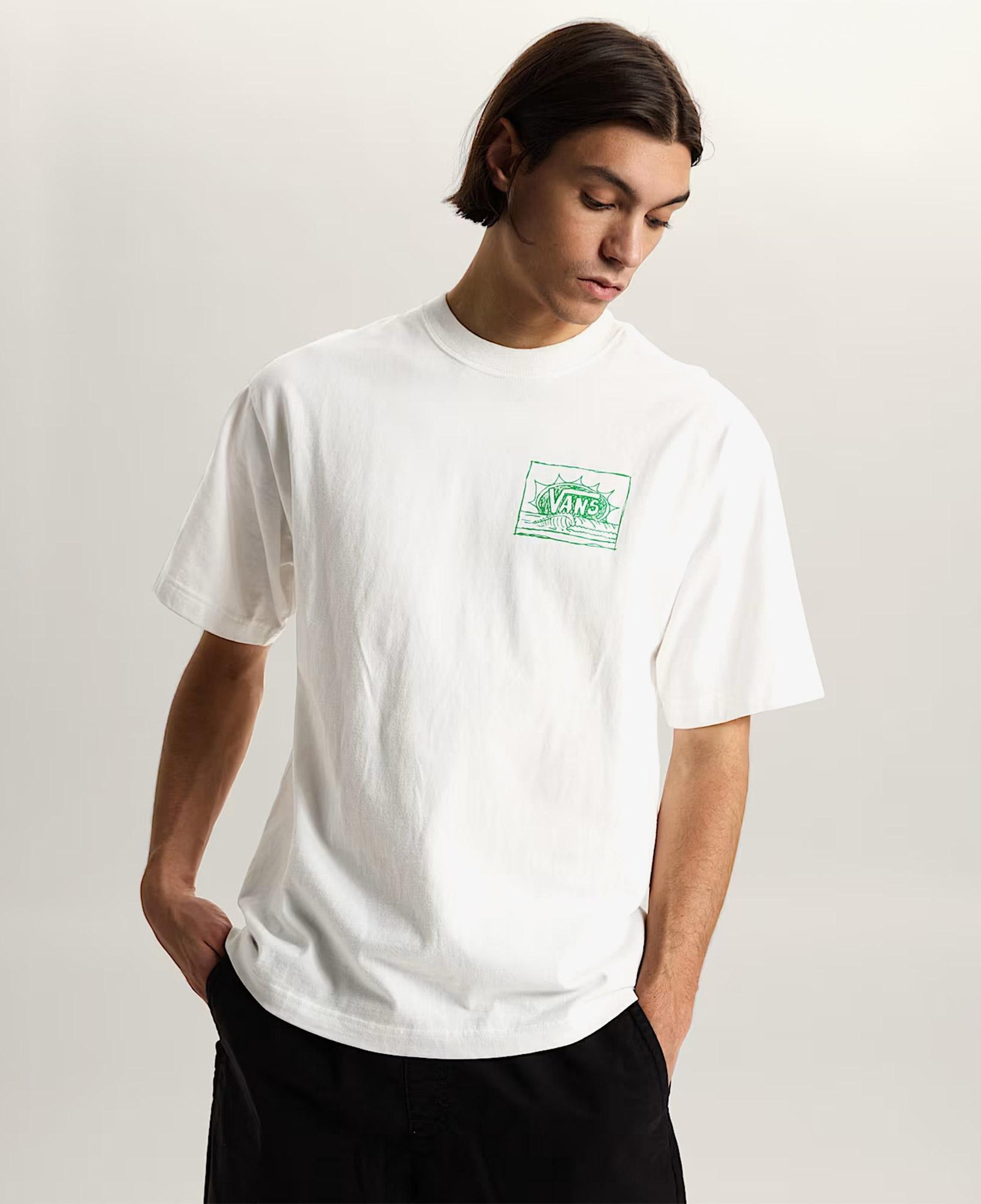 Vans Bright Day Erkek Beyaz T-Shirt