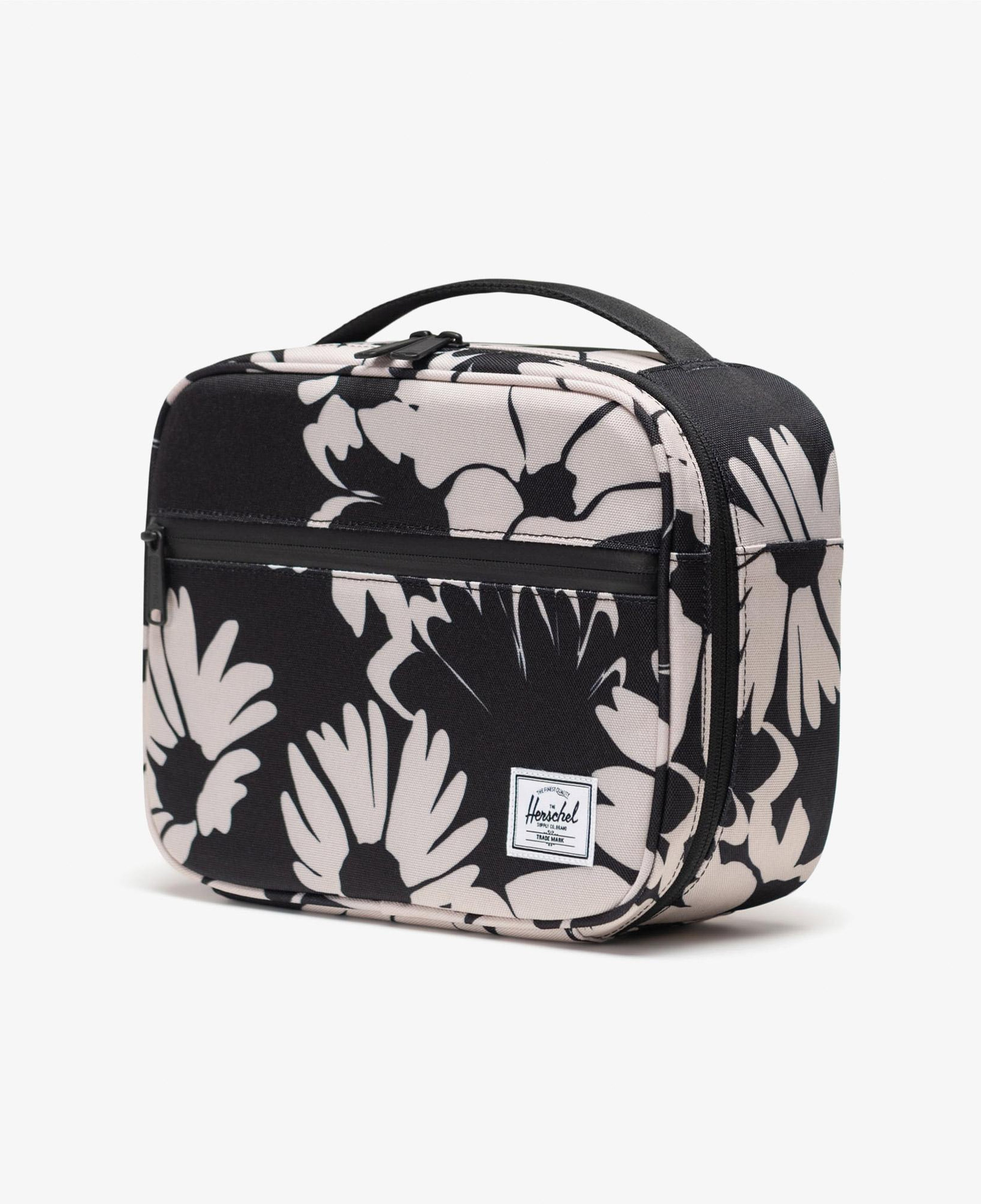 Hershcel Pop Quiz Floral Unisex Siyah Beslenme Çantası