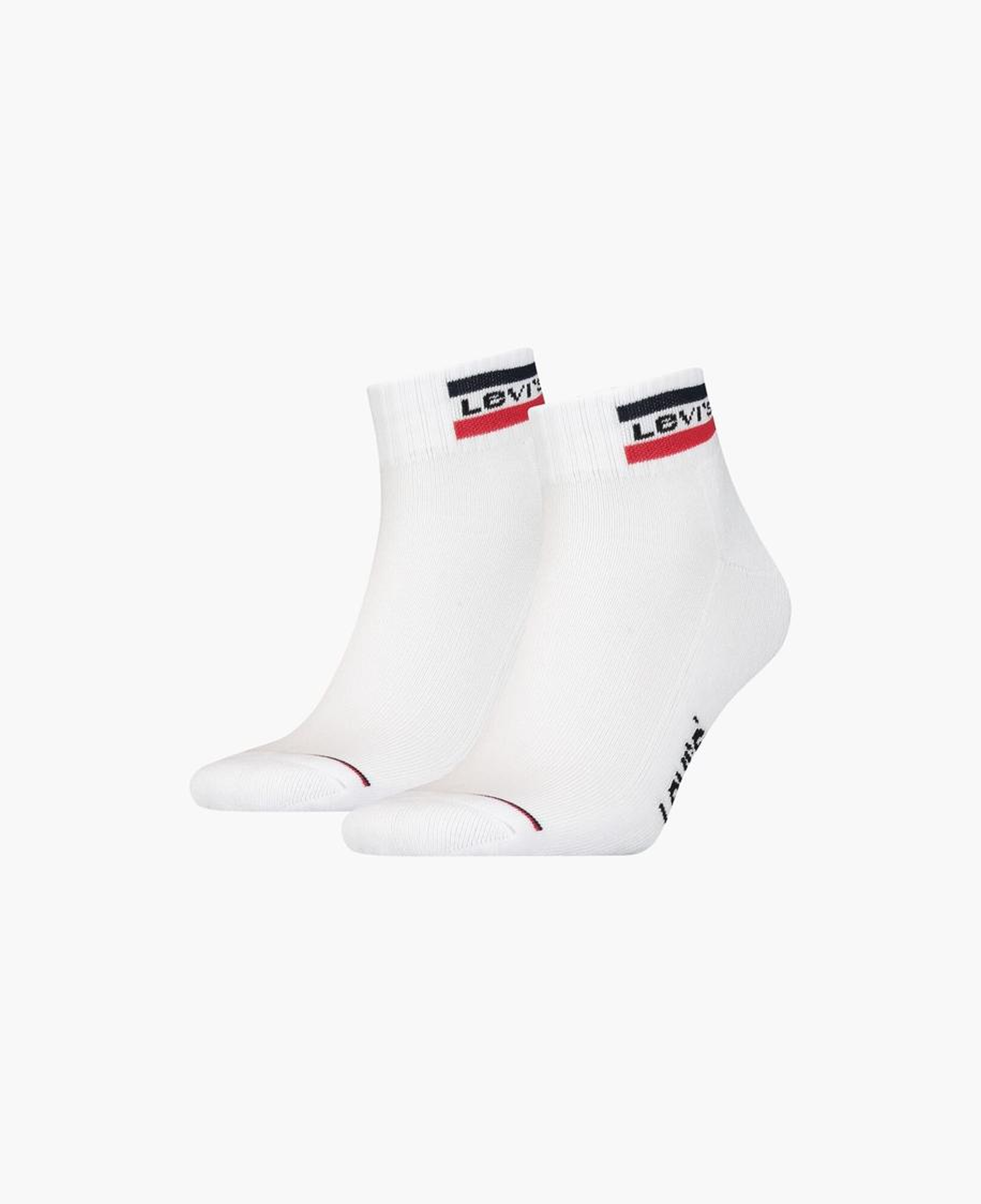 Levi's® Mid Cut Sportswear Logo Socks - 2 Pack